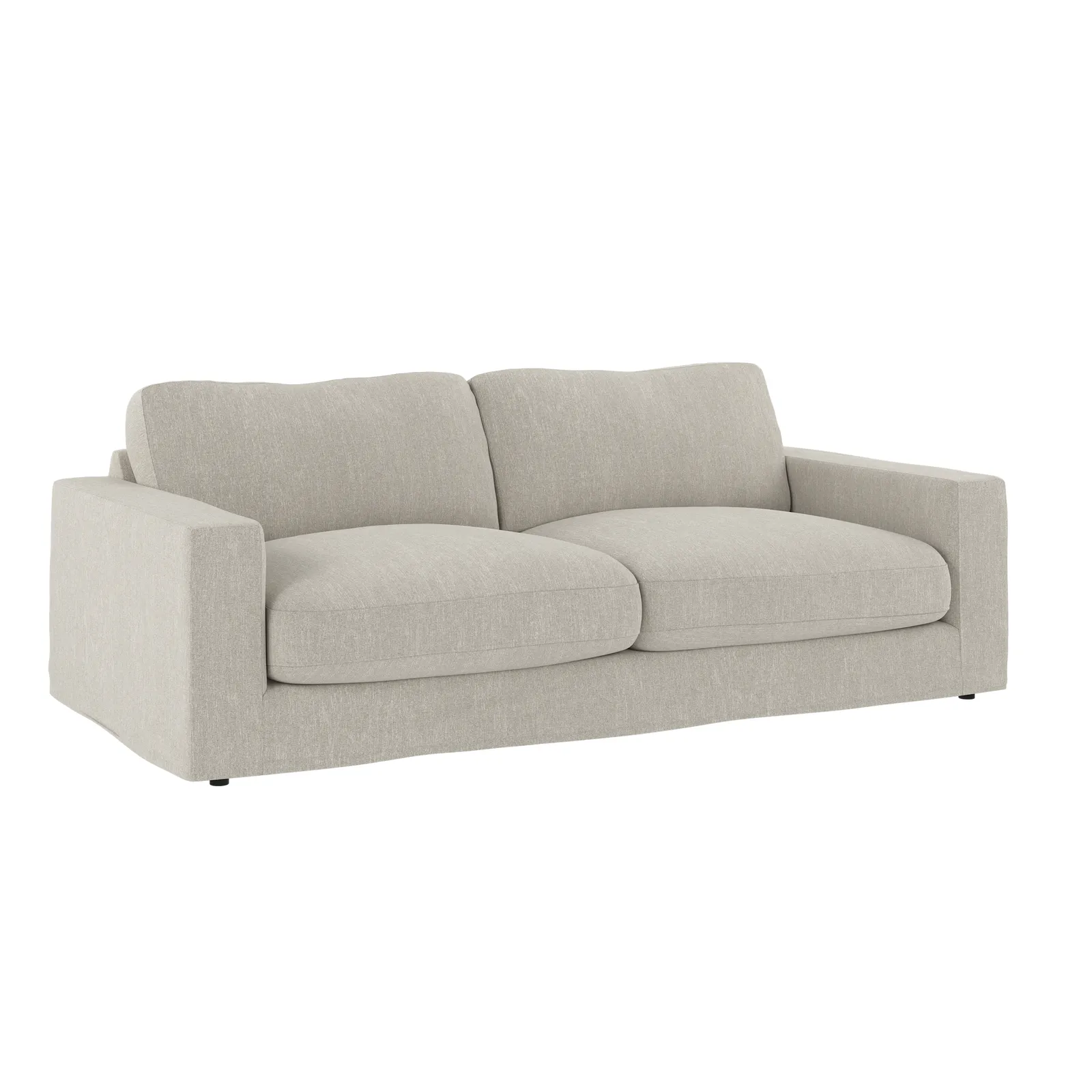 LANGDON 3-Sitzer-Sofa Sand 114x216x80cm - Image 2
