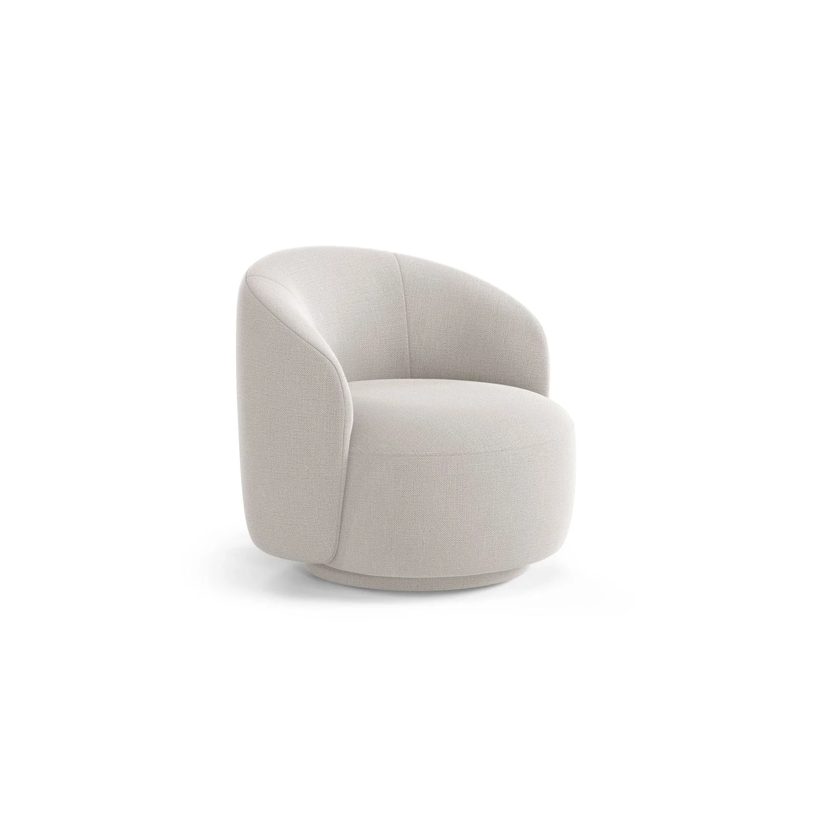 Letizia Sessel aus Samt, Boucle oder Strukturstoff, 86x83 cm - Image 2