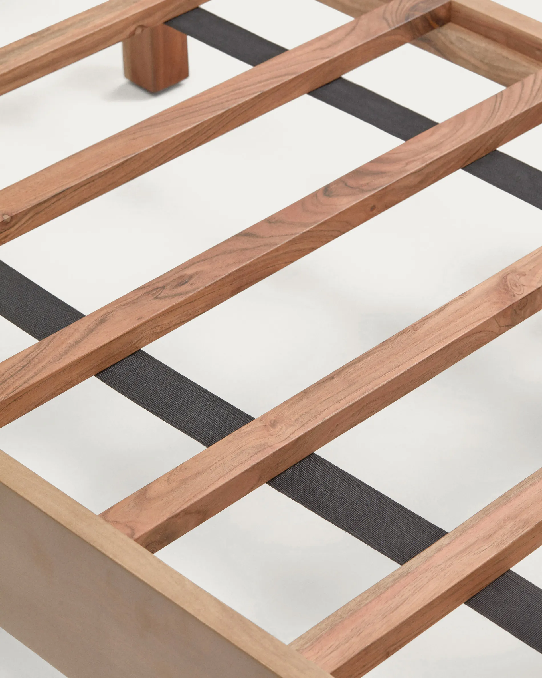 Licia Bett aus massivem Mangoholz und schwarz lackiertem Metall für Matratze von 160 x 200 cm - Image 12