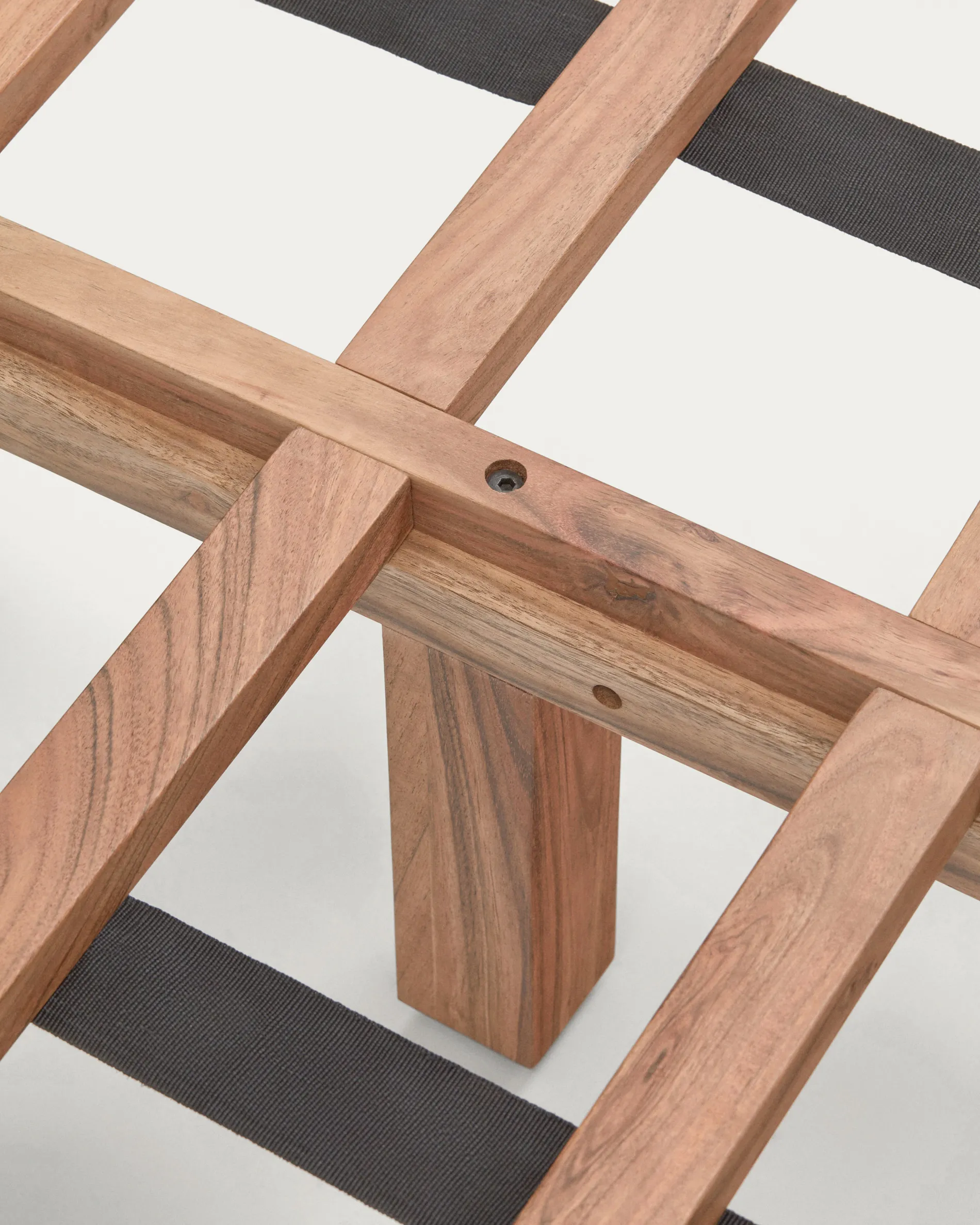 Licia Bett aus massivem Mangoholz und schwarz lackiertem Metall für Matratze von 160 x 200 cm - Image 13
