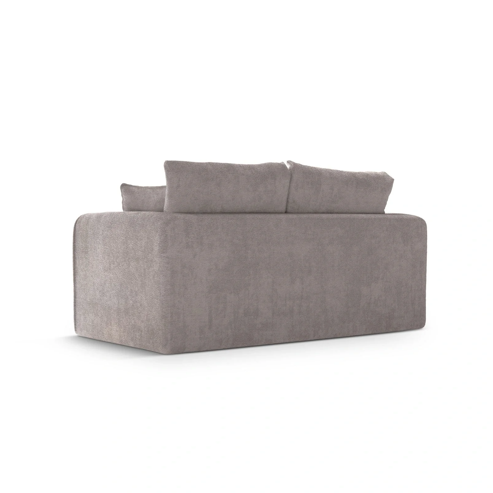 Lido 2-Sitzer Sofa mit Schlaffunktion, ausklappbar, aus Boucle oder Strukturstoff, 158x69 cm - Image 11