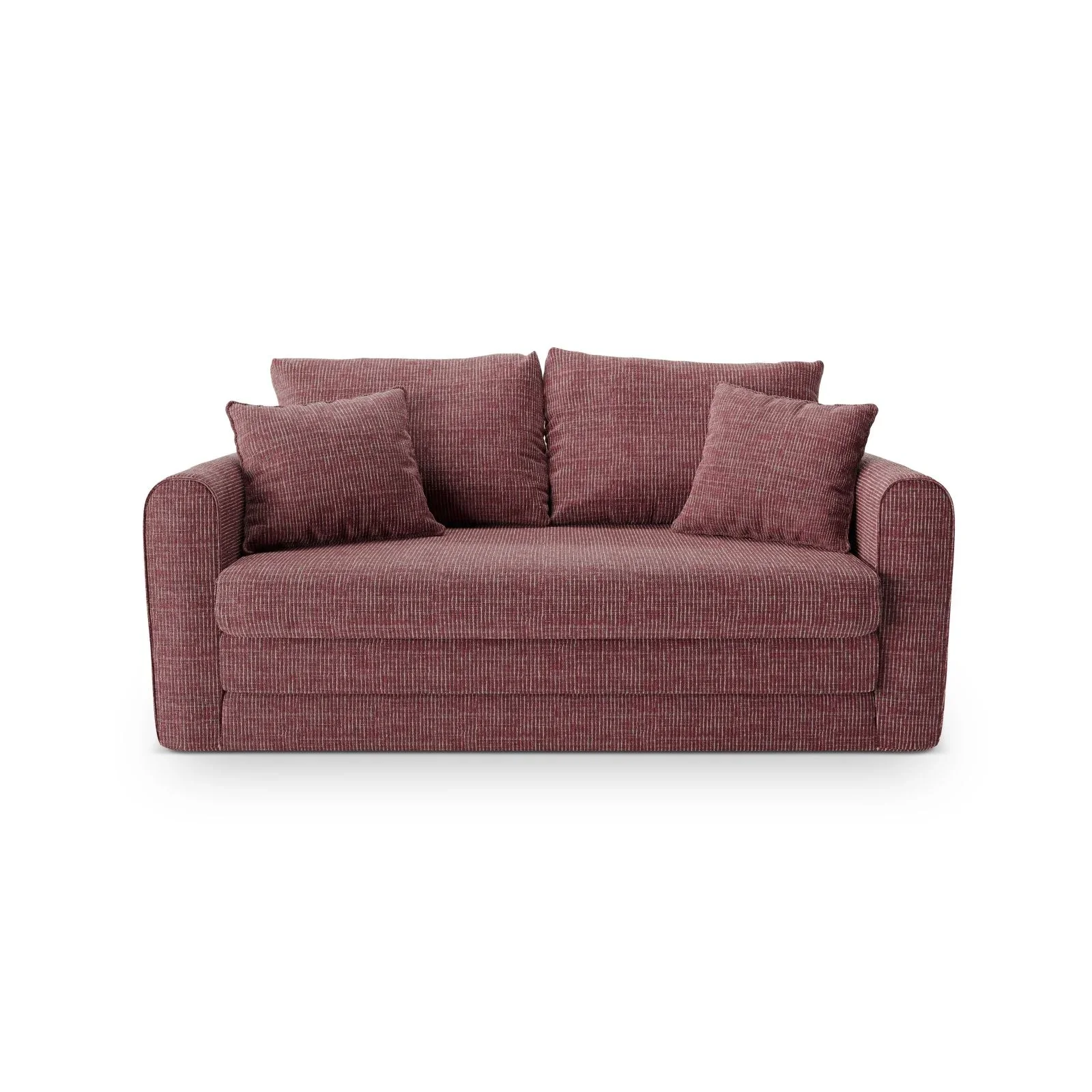 Lido 2-Sitzer Sofa mit Schlaffunktion, ausklappbar, aus Boucle oder Strukturstoff, 158x69 cm - Image 29