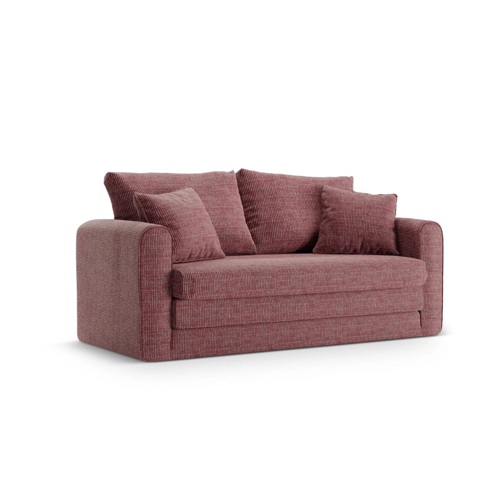 Lido 2-Sitzer Sofa mit Schlaffunktion, ausklappbar, aus Boucle oder Strukturstoff, 158x69 cm - Image 31