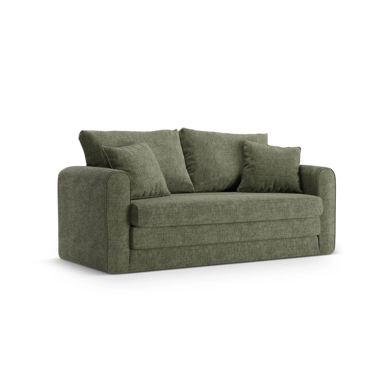 Lido 2-Sitzer Sofa mit Schlaffunktion, ausklappbar, aus Boucle oder Strukturstoff, 158x69 cm - Image 38
