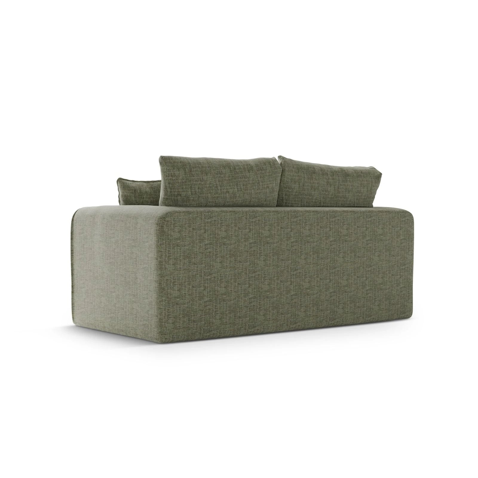Lido 2-Sitzer Sofa mit Schlaffunktion, ausklappbar, aus Boucle oder Strukturstoff, 158x69 cm - Image 39