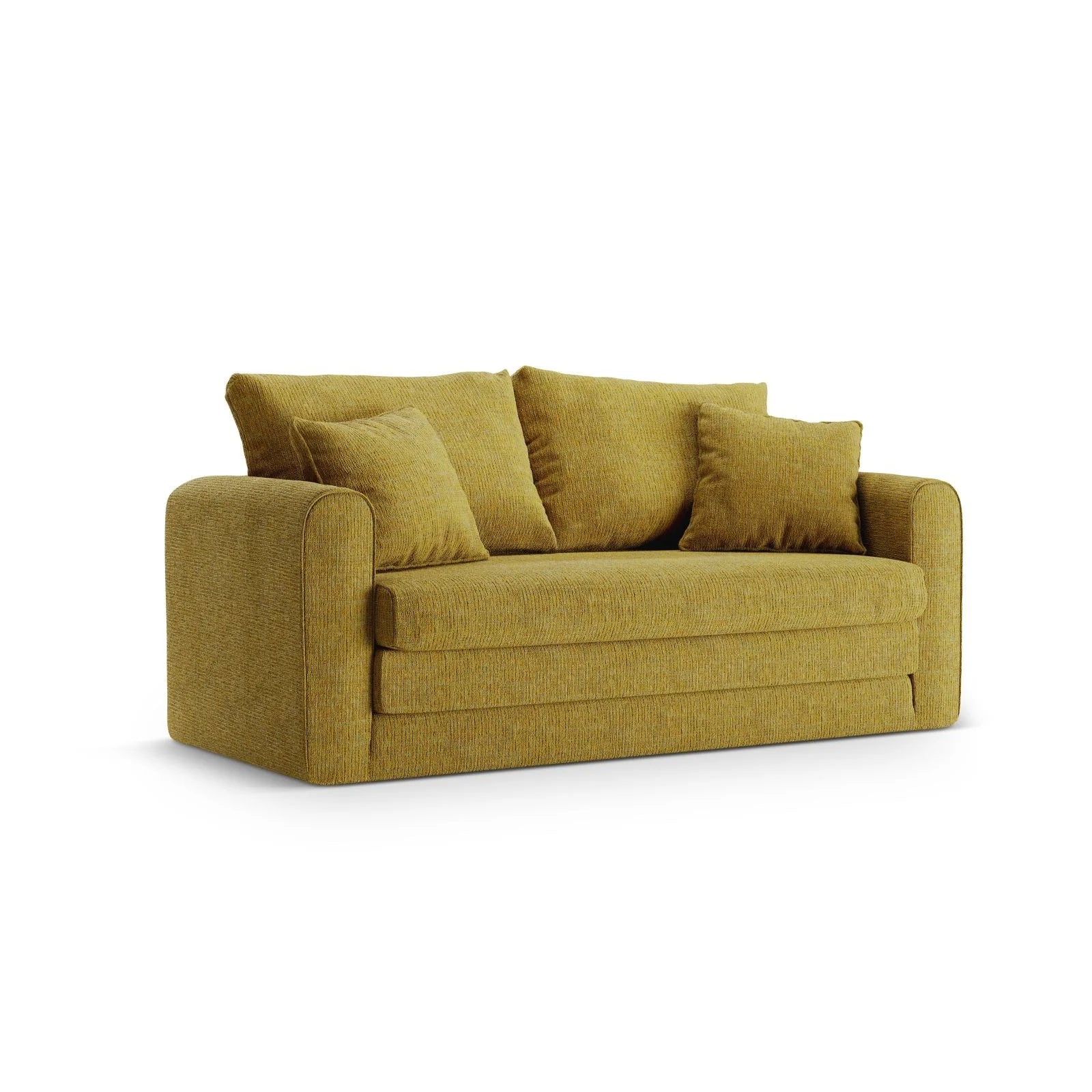 Lido 2-Sitzer Sofa mit Schlaffunktion, ausklappbar, aus Boucle oder Strukturstoff, 158x69 cm - Image 45