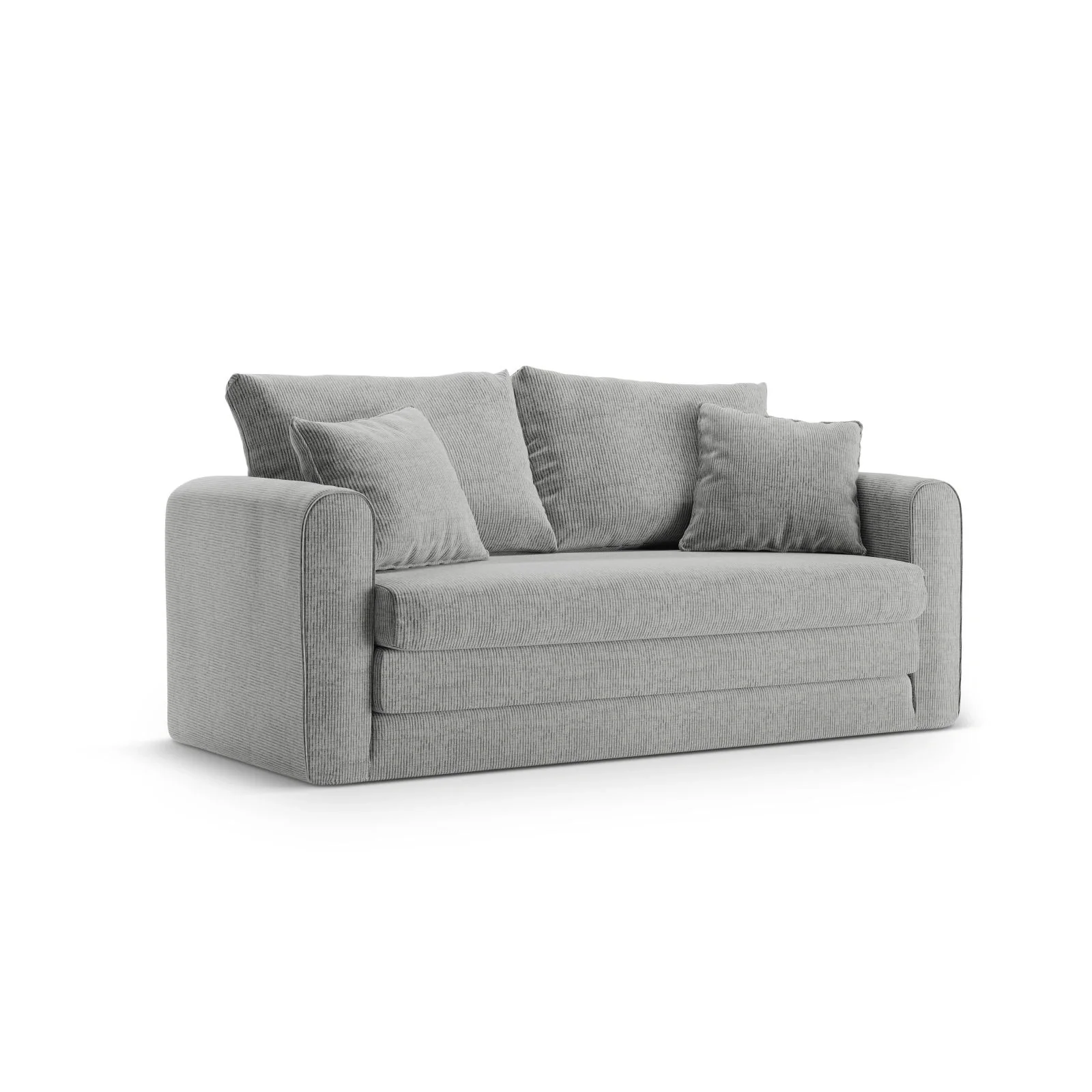 Lido 2-Sitzer Sofa mit Schlaffunktion, ausklappbar, aus Boucle oder Strukturstoff, 158x69 cm - Image 52