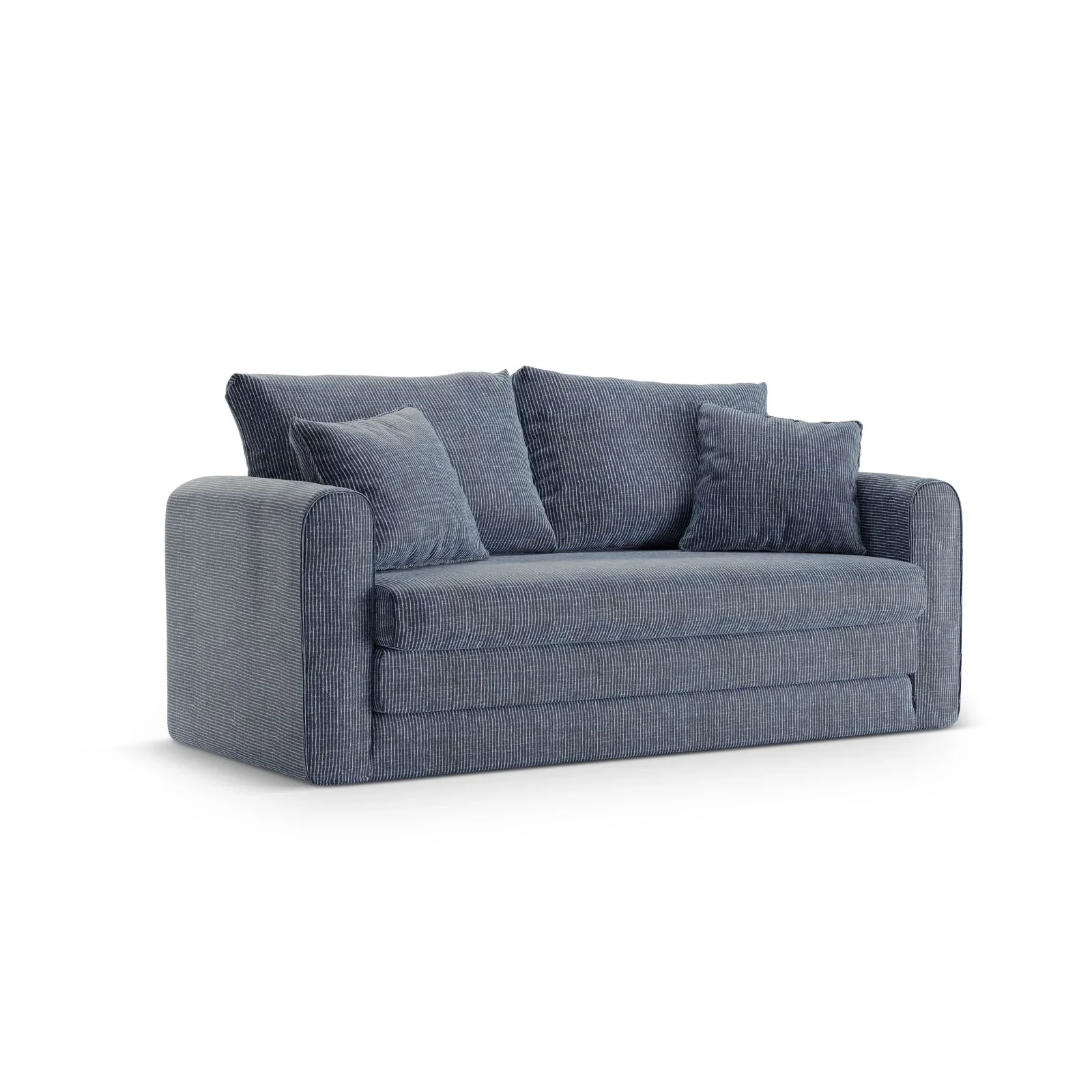Lido 2-Sitzer Sofa mit Schlaffunktion, ausklappbar, aus Boucle oder Strukturstoff, 158x69 cm - Image 59