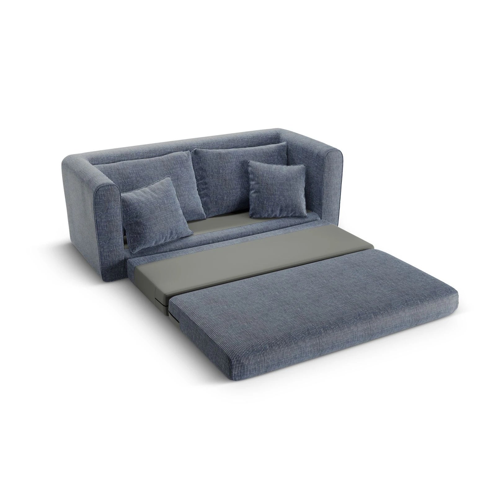 Lido 2-Sitzer Sofa mit Schlaffunktion, ausklappbar, aus Boucle oder Strukturstoff, 158x69 cm - Image 62