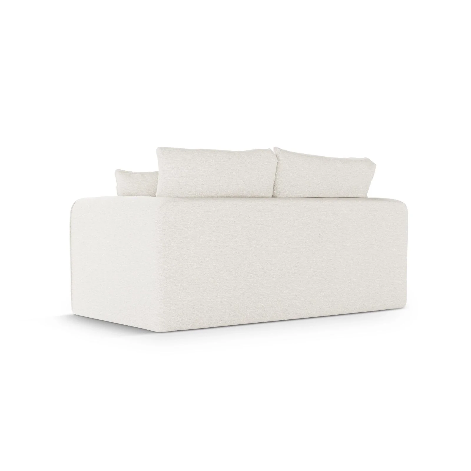 Lido 2-Sitzer Sofa mit Schlaffunktion, ausklappbar, aus Boucle oder Strukturstoff, 158x69 cm - Image 67