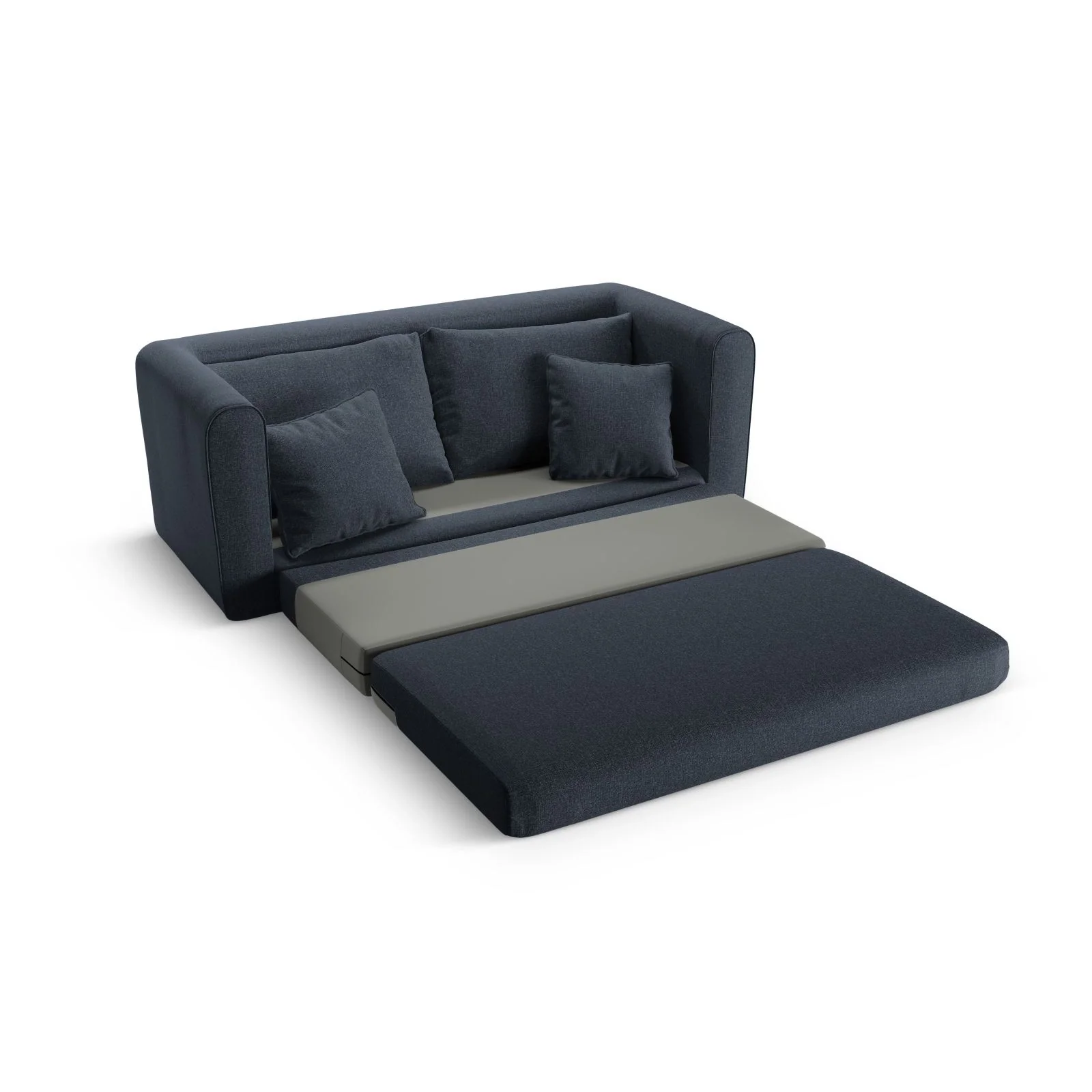 Lido 2-Sitzer Sofa mit Schlaffunktion, ausklappbar, aus Boucle oder Strukturstoff, 158x69 cm - Image 83