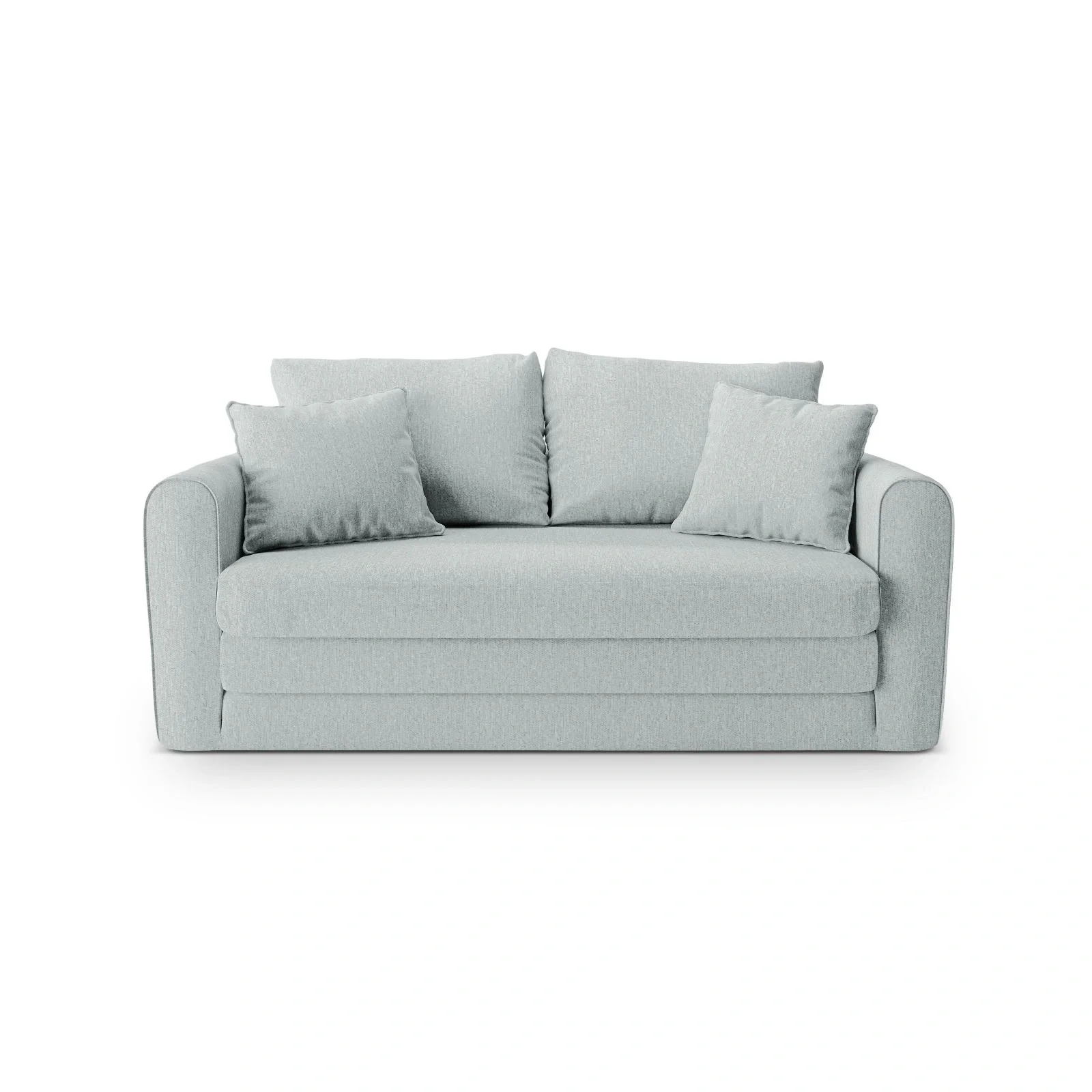 Lido 2-Sitzer Sofa mit Schlaffunktion, ausklappbar, aus Boucle oder Strukturstoff, 158x69 cm - Image 85