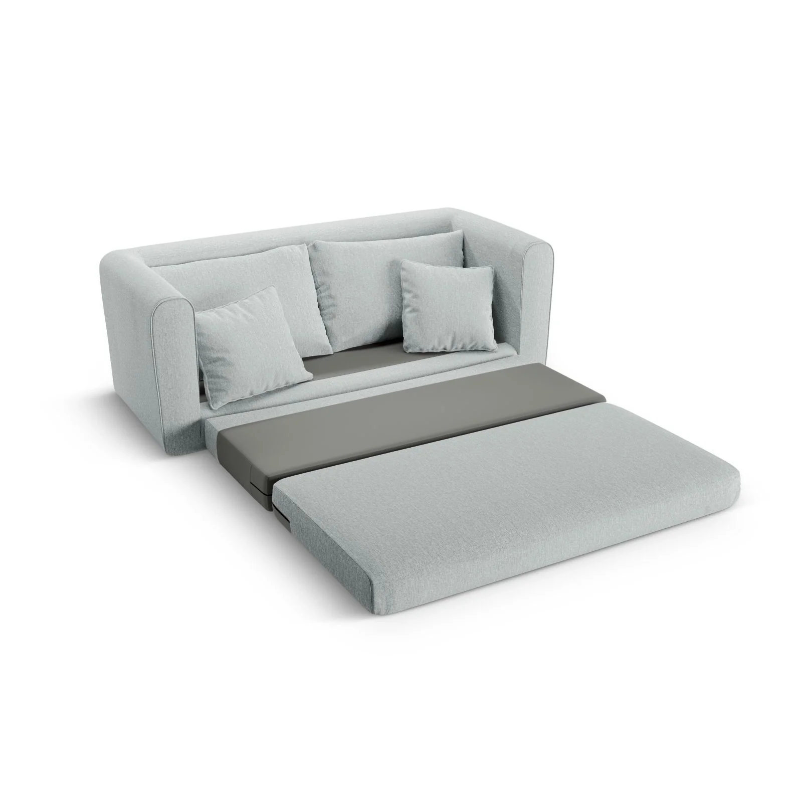 Lido 2-Sitzer Sofa mit Schlaffunktion, ausklappbar, aus Boucle oder Strukturstoff, 158x69 cm - Image 90