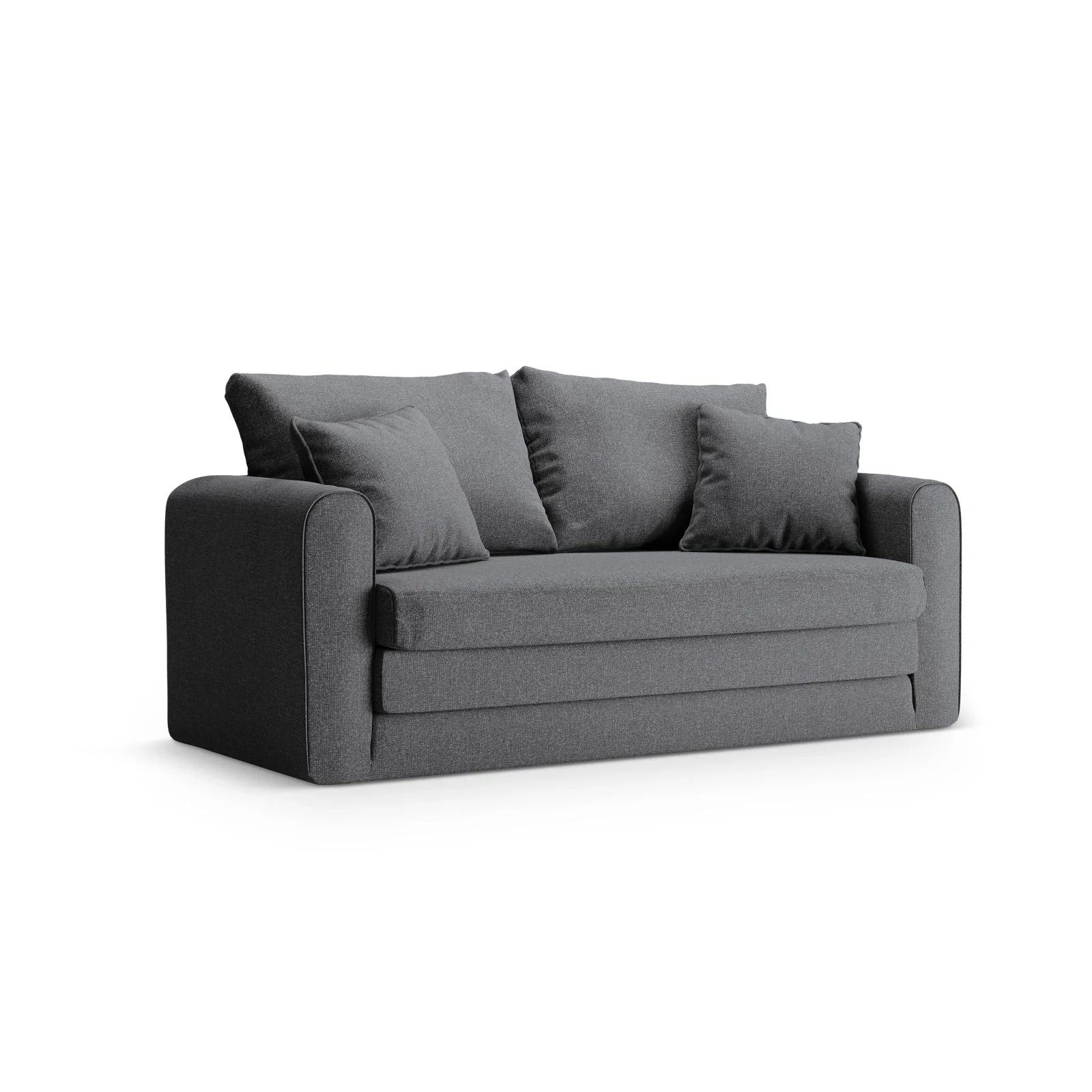 Lido 2-Sitzer Sofa mit Schlaffunktion, ausklappbar, aus Boucle oder Strukturstoff, 158x69 cm - Image 94