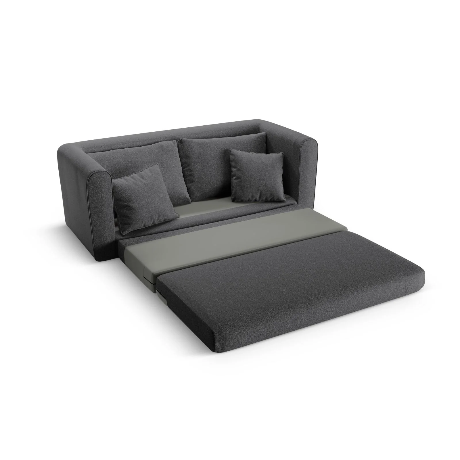 Lido 2-Sitzer Sofa mit Schlaffunktion, ausklappbar, aus Boucle oder Strukturstoff, 158x69 cm - Image 97