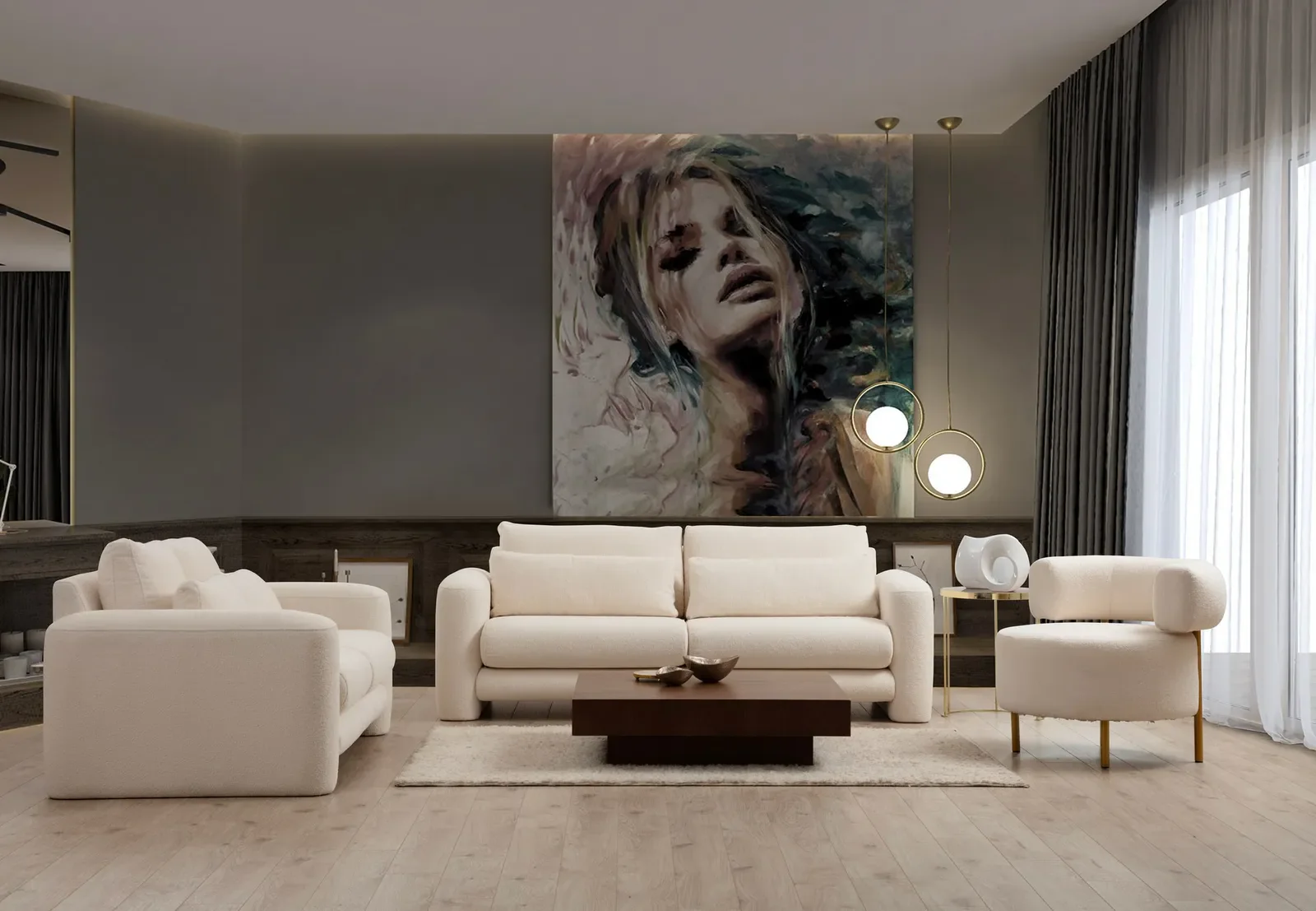 Lily 3-Sitzer Sofa, 215x97 cm - Image 3