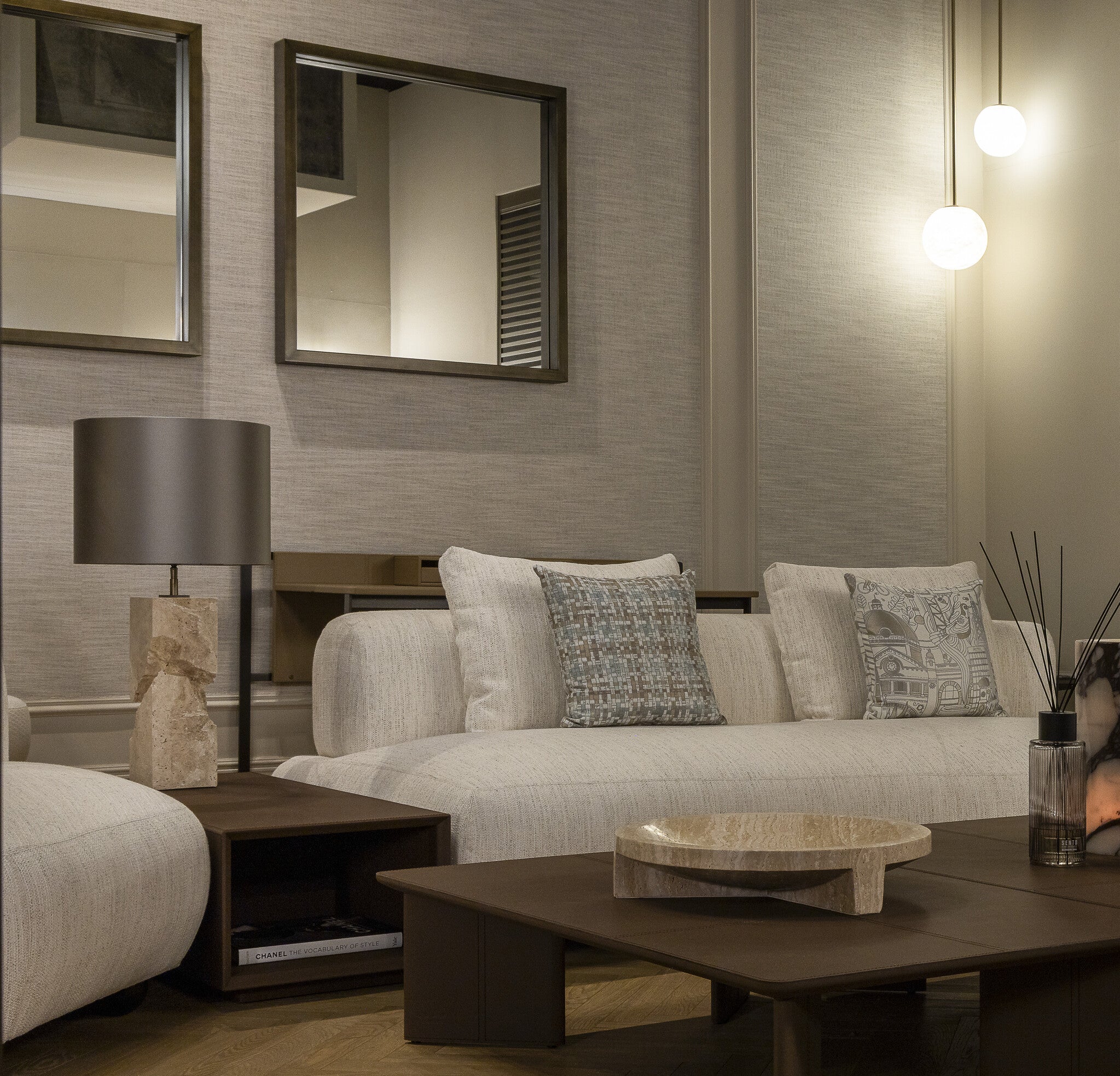 LINEA Schale Travertin - Image 3