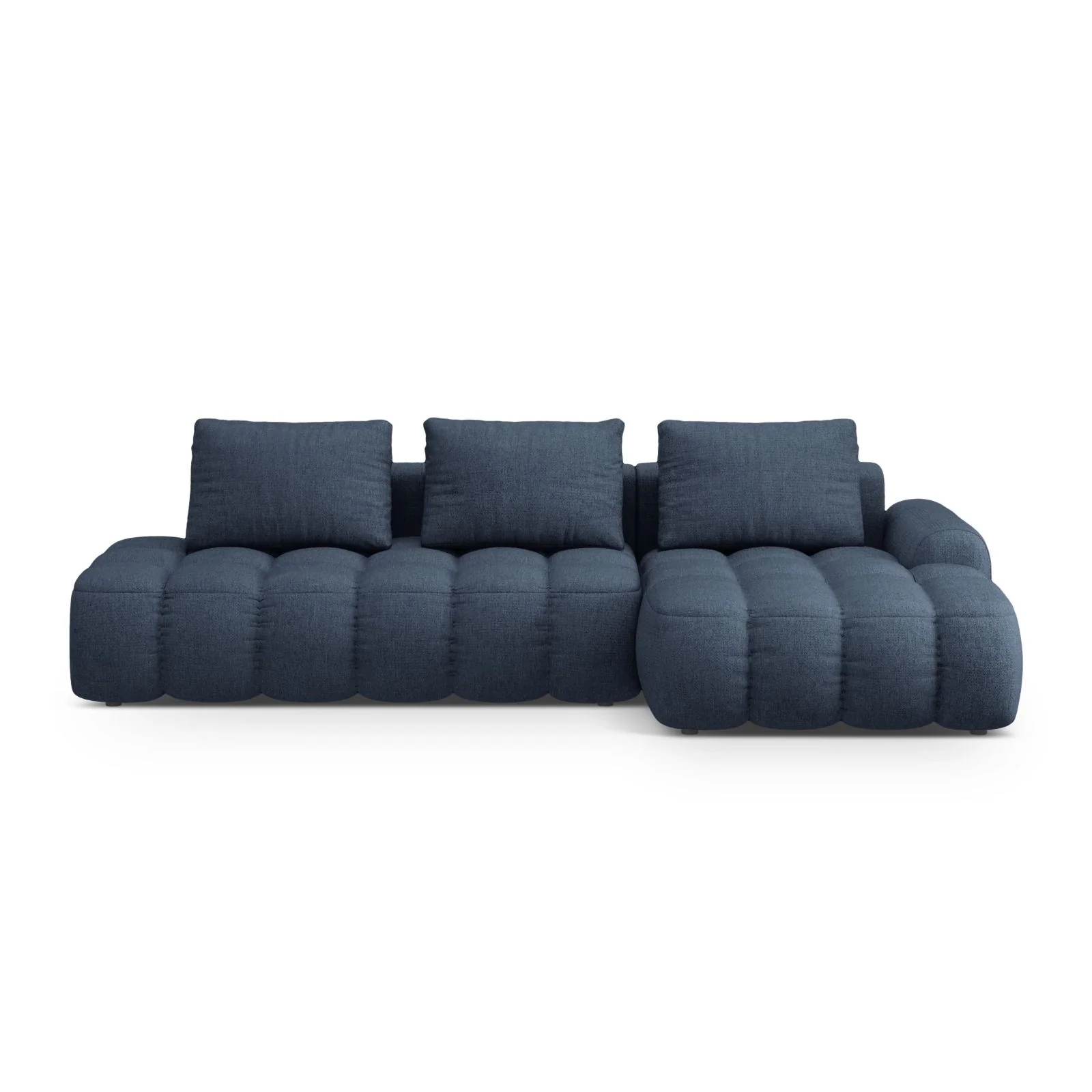 Linz 3-Sitzer Ecksofa mit Schlaffunktion, Rechte Seite, aus Samt oder Strukturstoff, 275x142 cm - Image 73