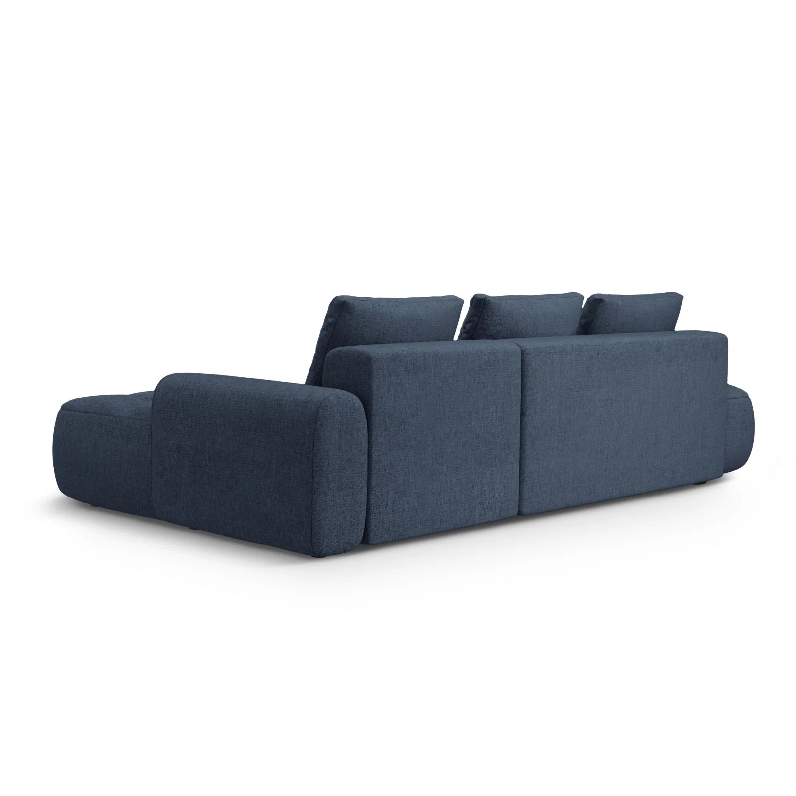 Linz 3-Sitzer Ecksofa mit Schlaffunktion, Rechte Seite, aus Samt oder Strukturstoff, 275x142 cm - Image 79