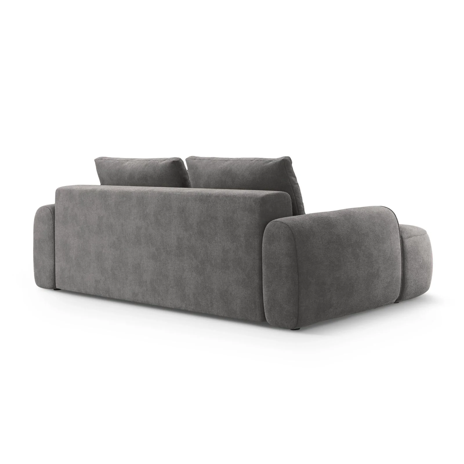 Linz 4-Sitzer Sofa mit Schlaffunktion und Stauraum, aus Samt oder Strukturstoff, 250x100x84 cm - Image 34