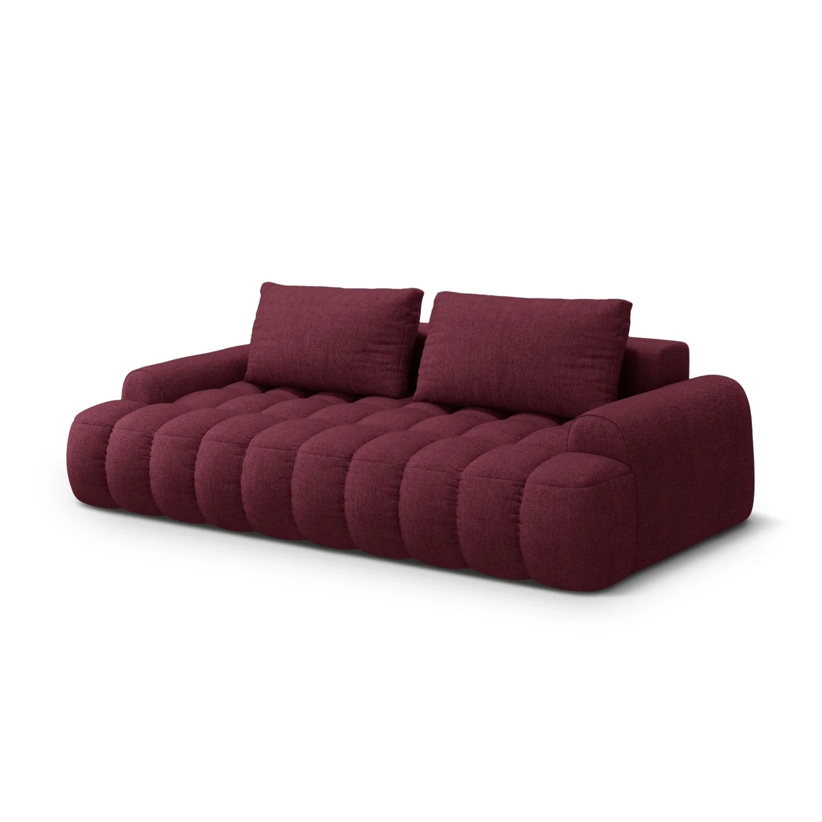 Linz 4-Sitzer Sofa mit Schlaffunktion und Stauraum, aus Samt oder Strukturstoff, 250x100x84 cm - Image 53