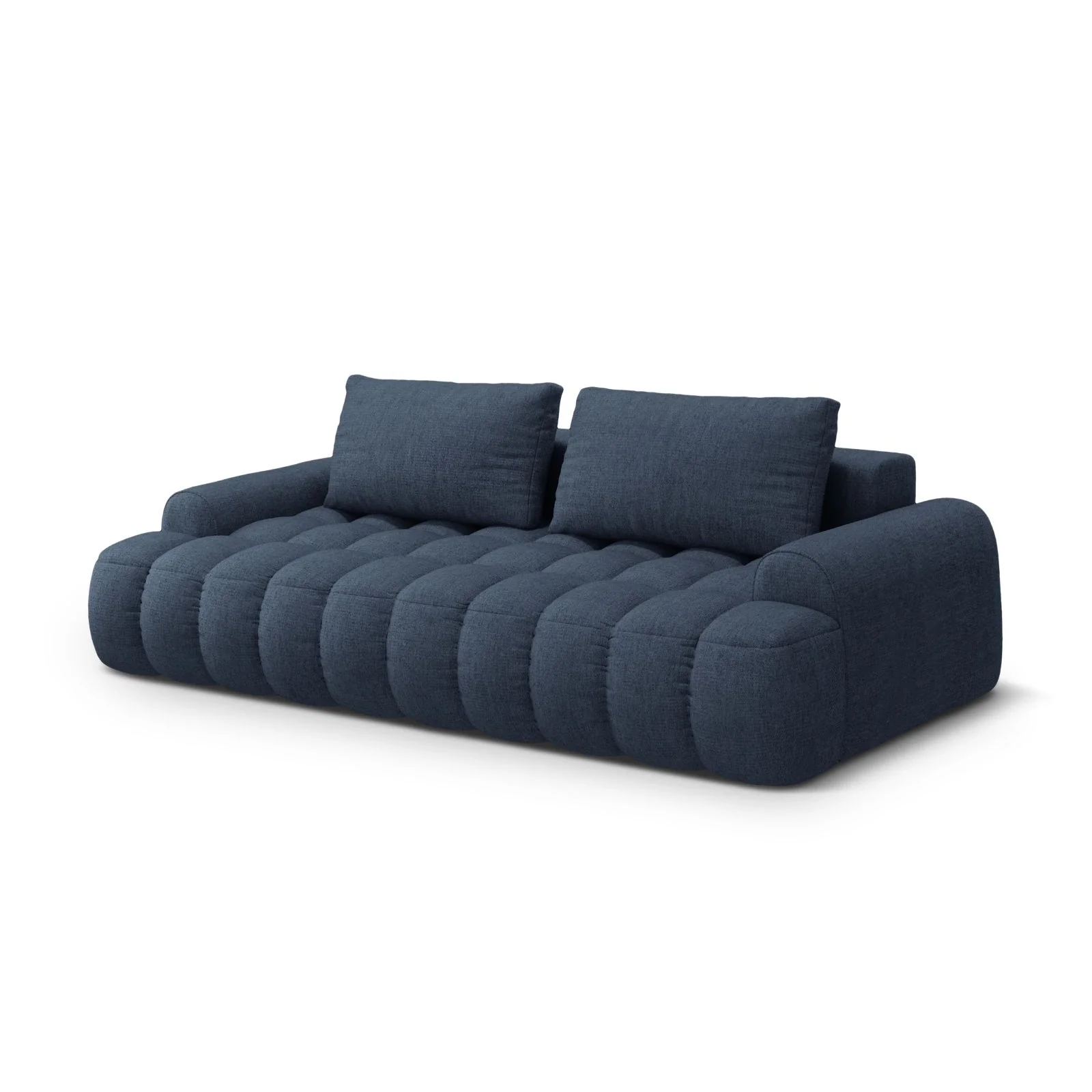 Linz 4-Sitzer Sofa mit Schlaffunktion und Stauraum, aus Samt oder Strukturstoff, 250x100x84 cm - Image 67