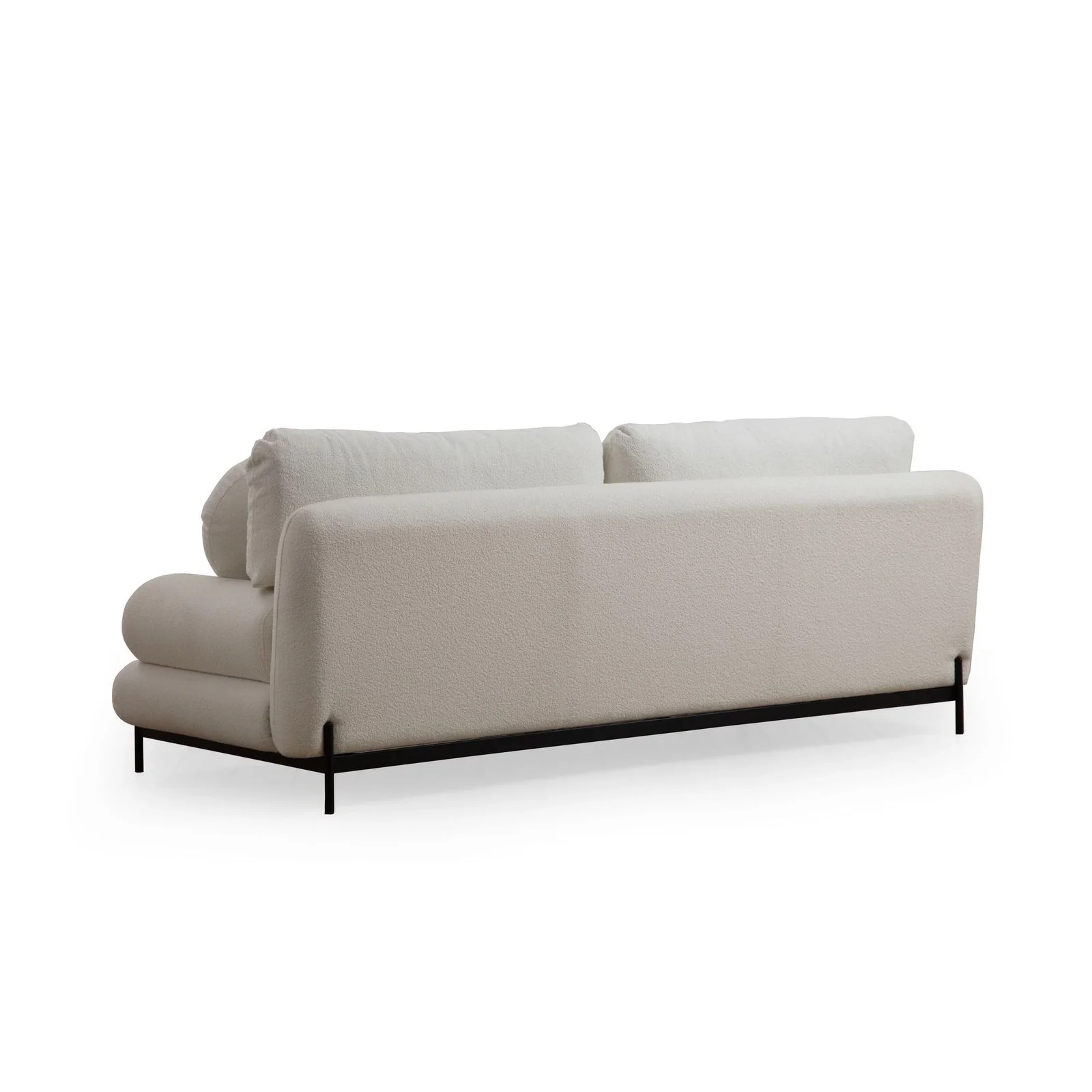 Livorno 3-Sitzer Sofa in Weiß, 230x85 cm - Image 10