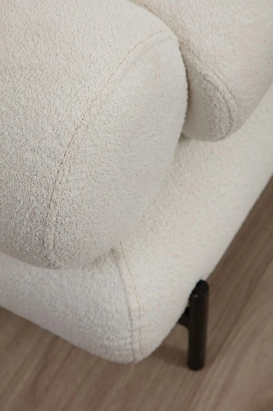 Livorno 3-Sitzer Sofa in Weiß, 230x85 cm - Image 5