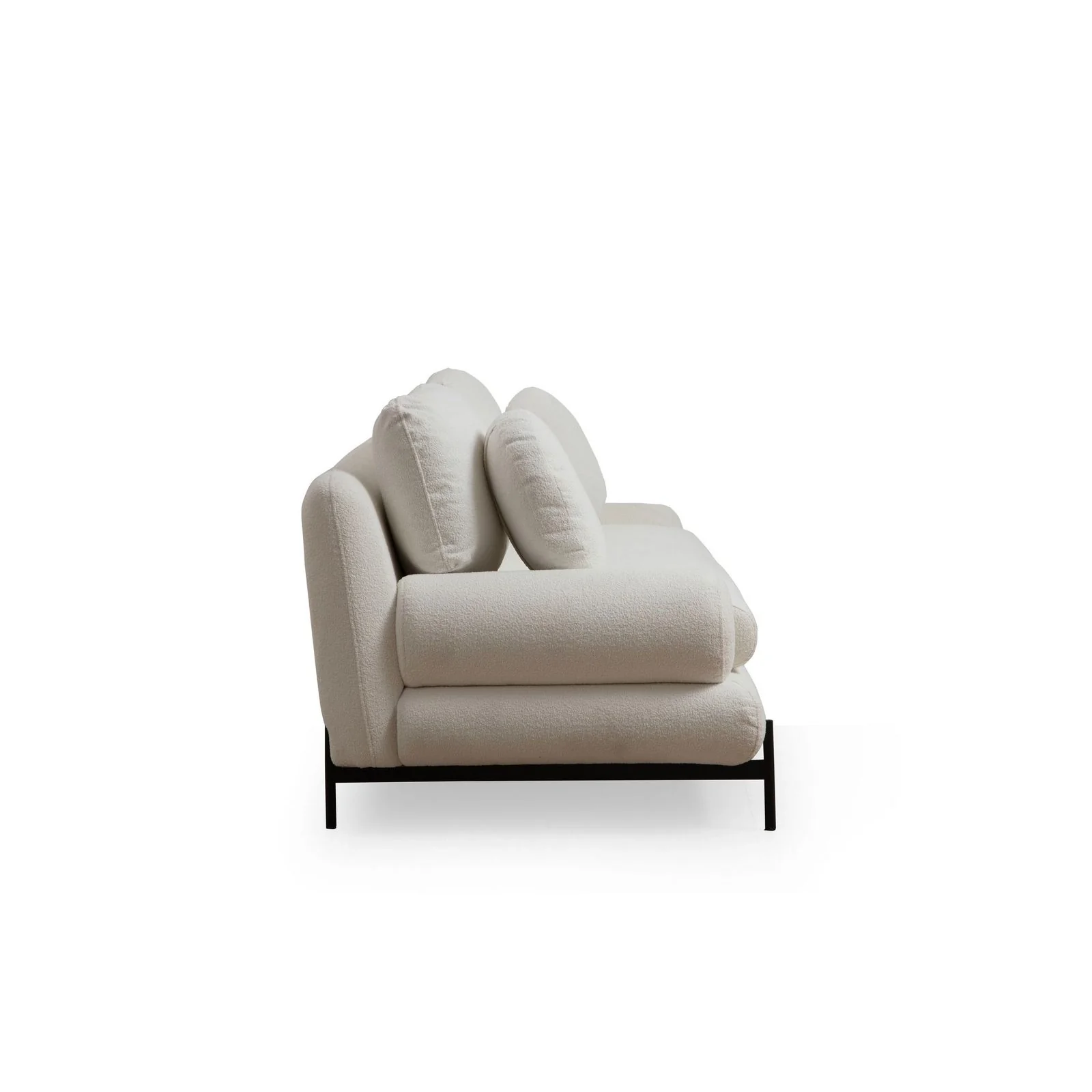 Livorno 3-Sitzer Sofa in Weiß, 230x85 cm - Image 9