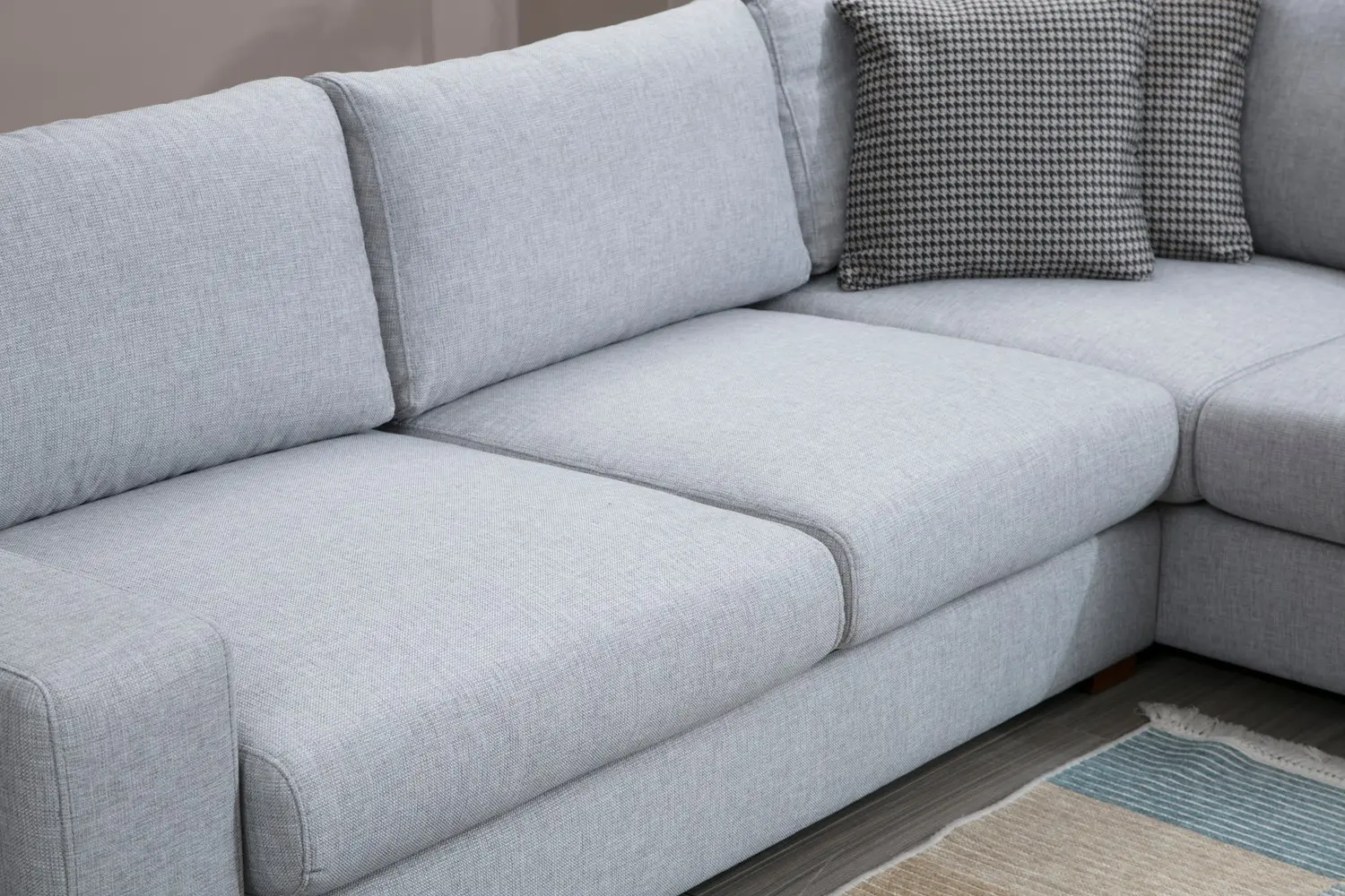 Loop Ecksofa in Grau und Hellgrau, 266x246 cm - Image 20