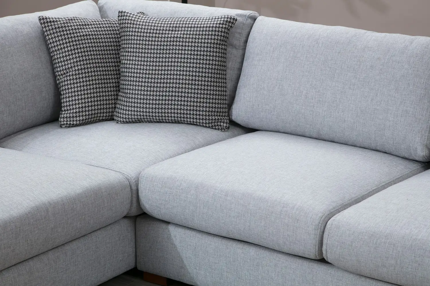 Loop Ecksofa in Grau und Hellgrau, 308x246 cm - Image 14
