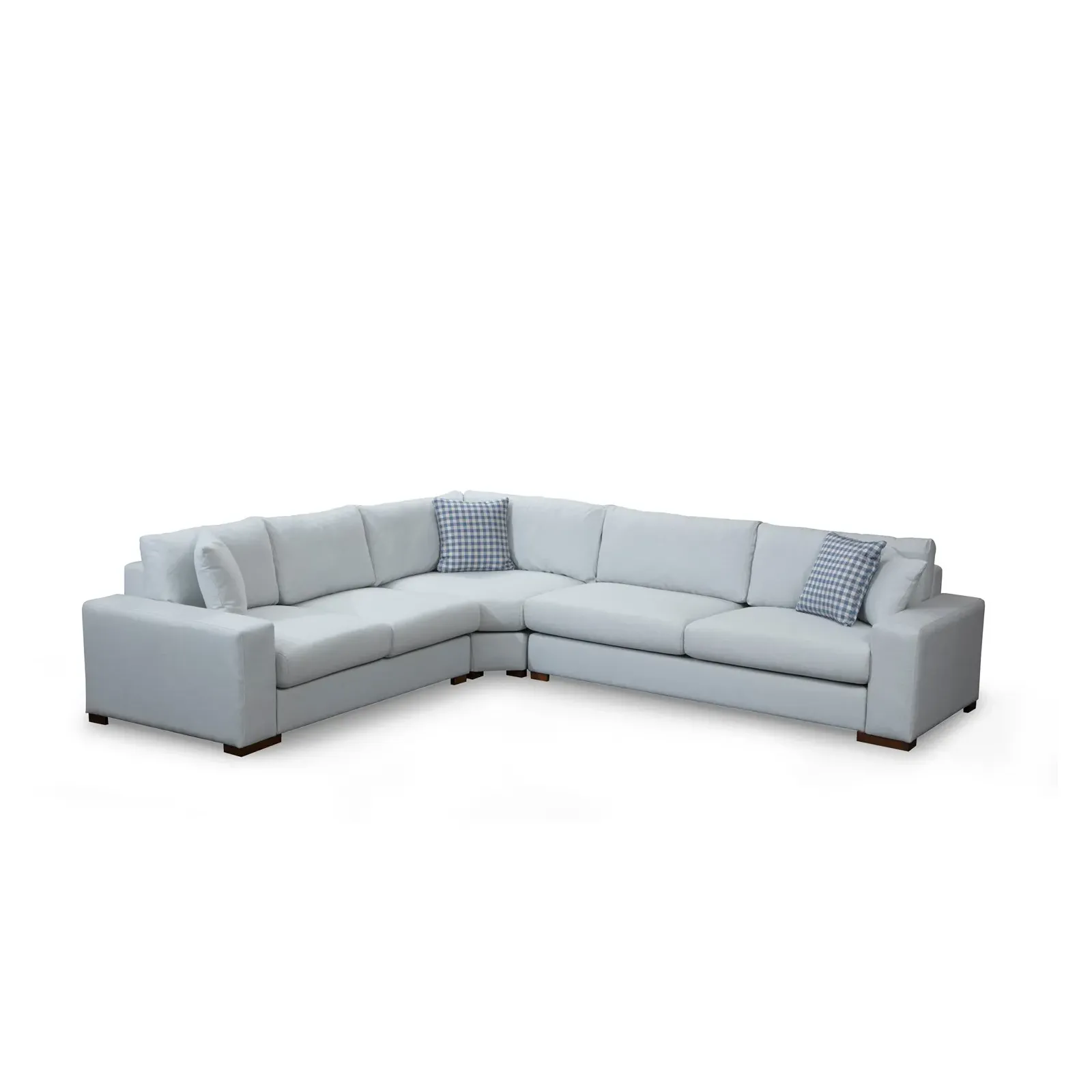 Loop Ecksofa in Weiß, 323x282 cm