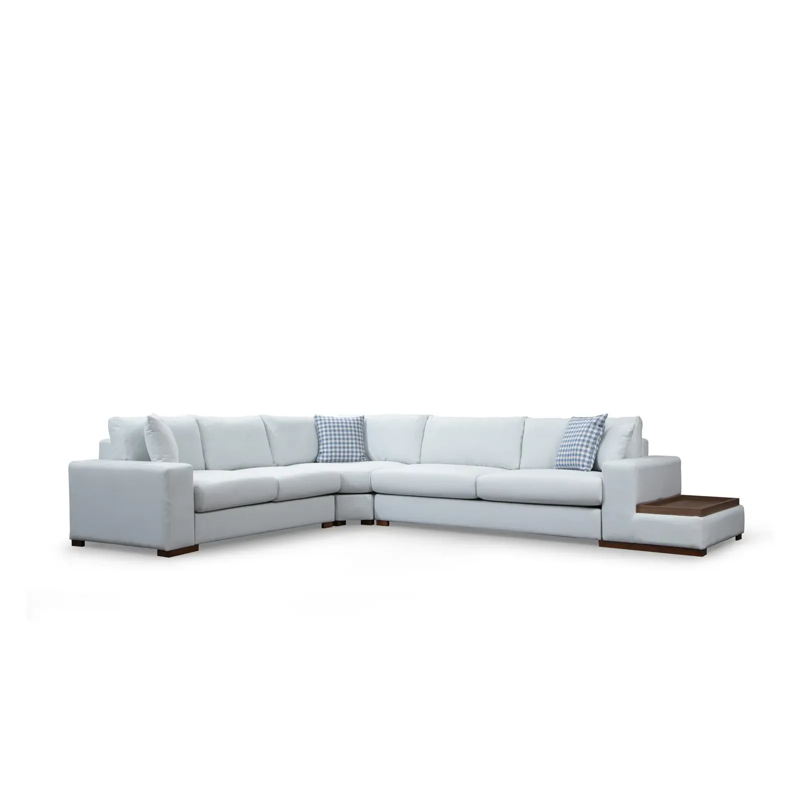 Loop Ecksofa in Weiß, 363x282 cm - Image 8