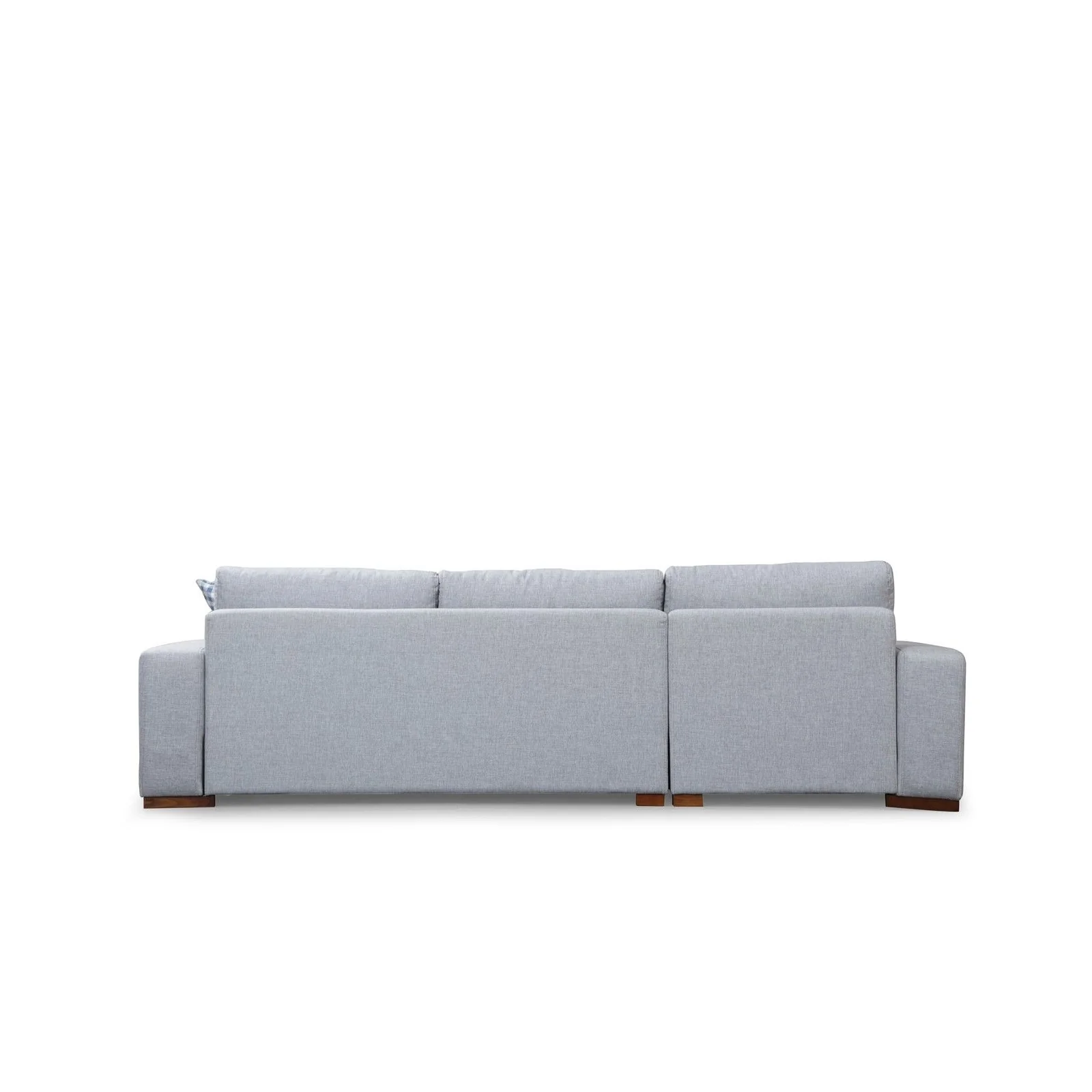 Loop Ecksofa, Linke Seite, in Hellgrau, 290x194 cm - Image 8