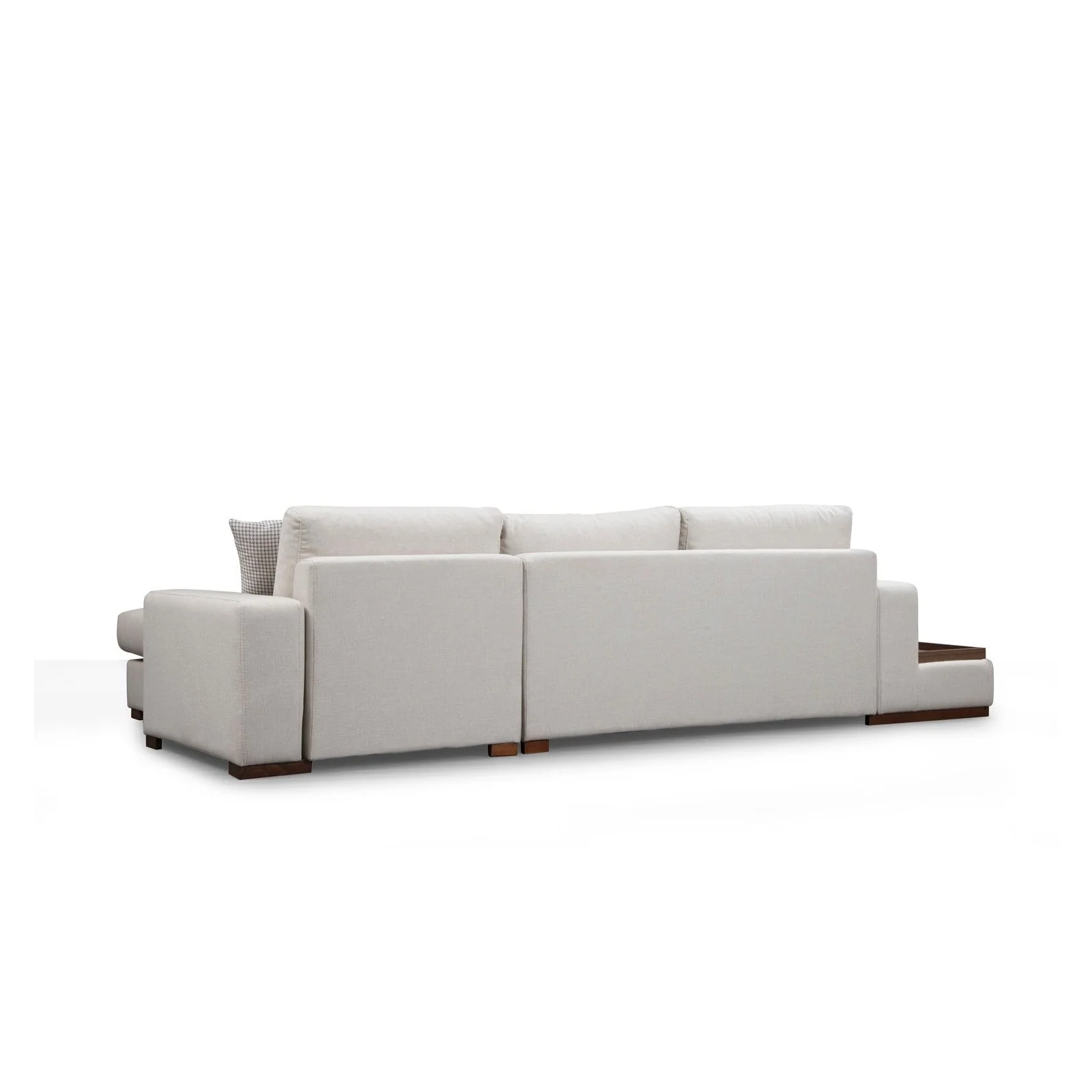 Loop Ecksofa, Rechte Seite, in Weiß, 312x194 cm - Image 12