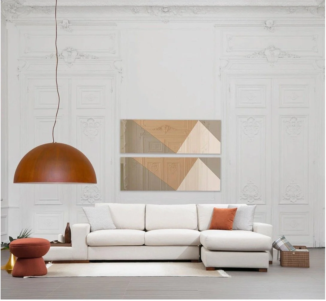 Loop Ecksofa, Rechte Seite, in Weiß, 312x194 cm - Image 3