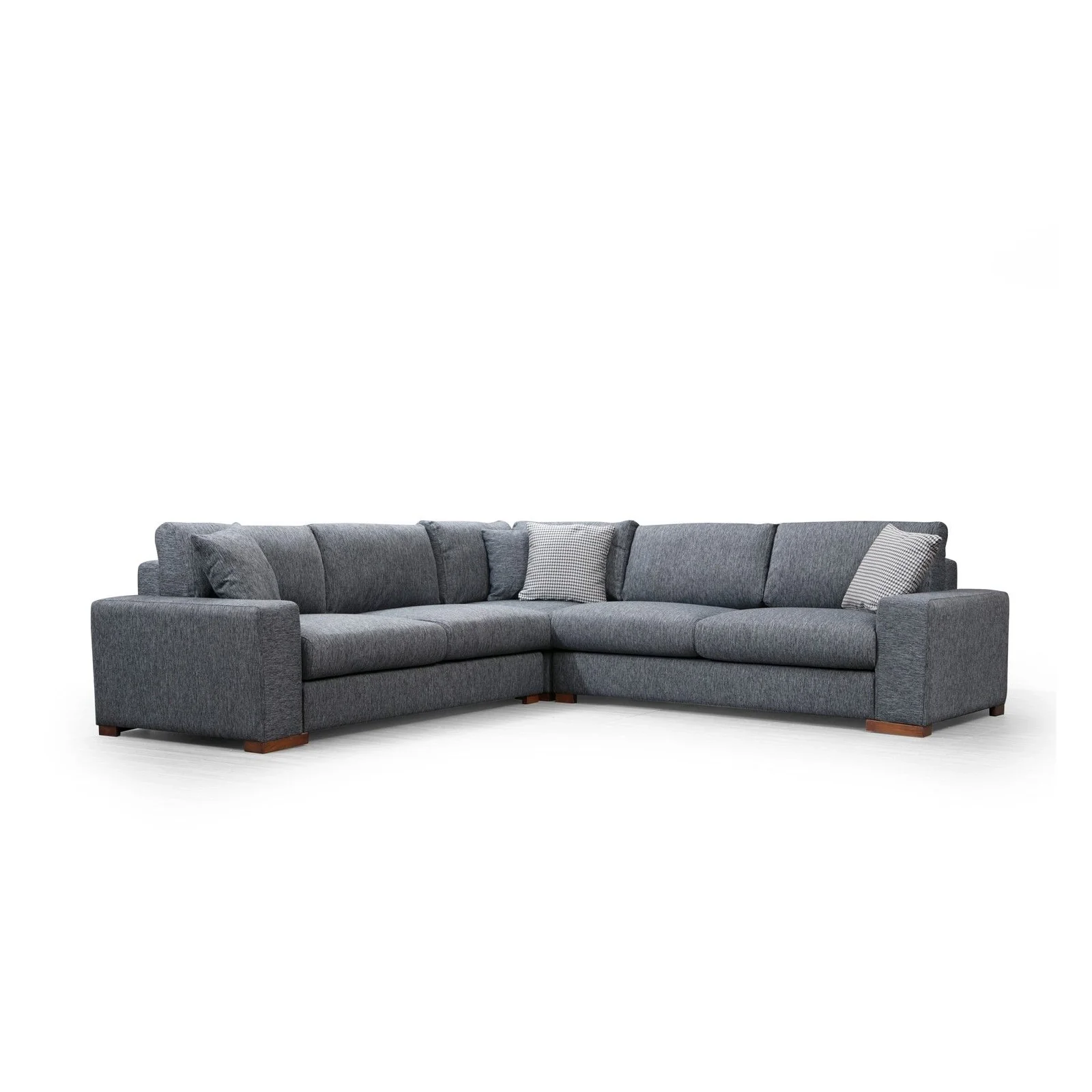 Loop Ecksofa, Symmetrisch, in Anthrazit, 282x282 cm - Image 4