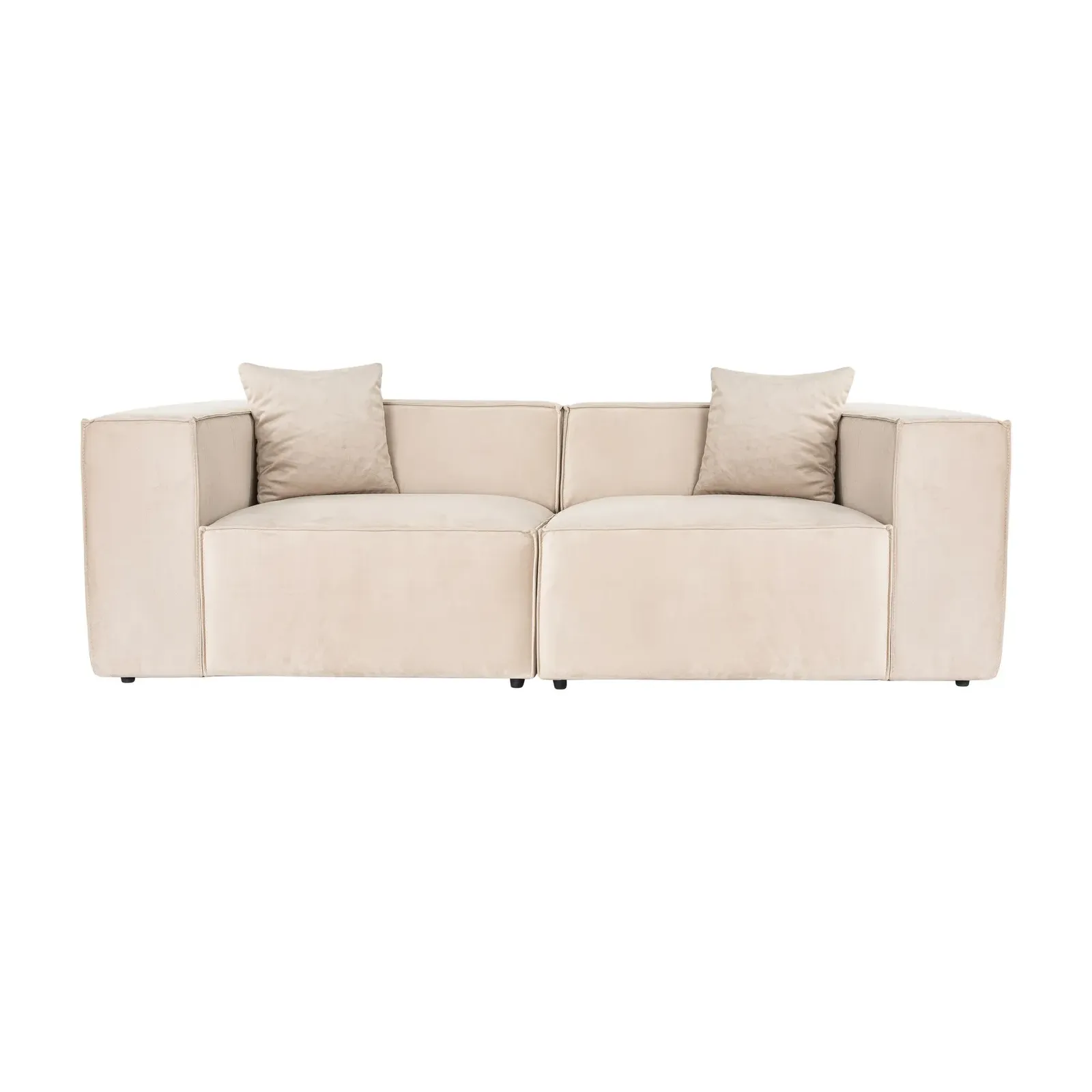 Lora 2-Sitzer Sofa in Mokka, 220x108 cm - Image 14