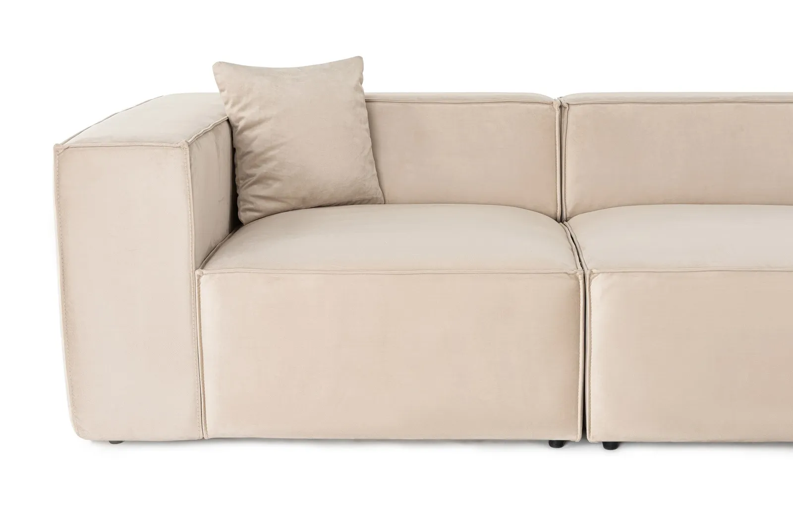 Lora 2-Sitzer Sofa in Mokka, 220x108 cm - Image 17