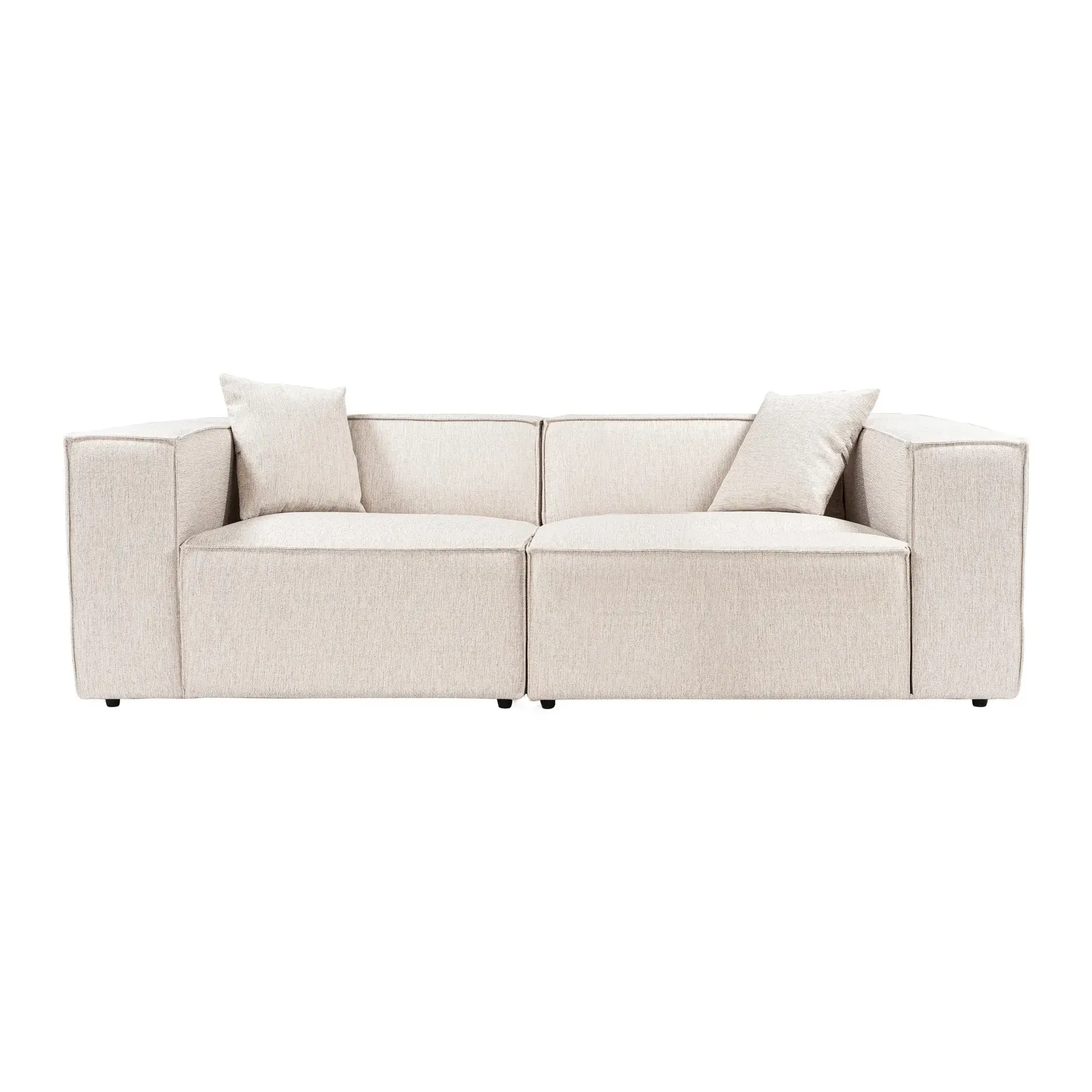 Lora 2-Sitzer Sofa in Mokka, 220x108 cm - Image 23
