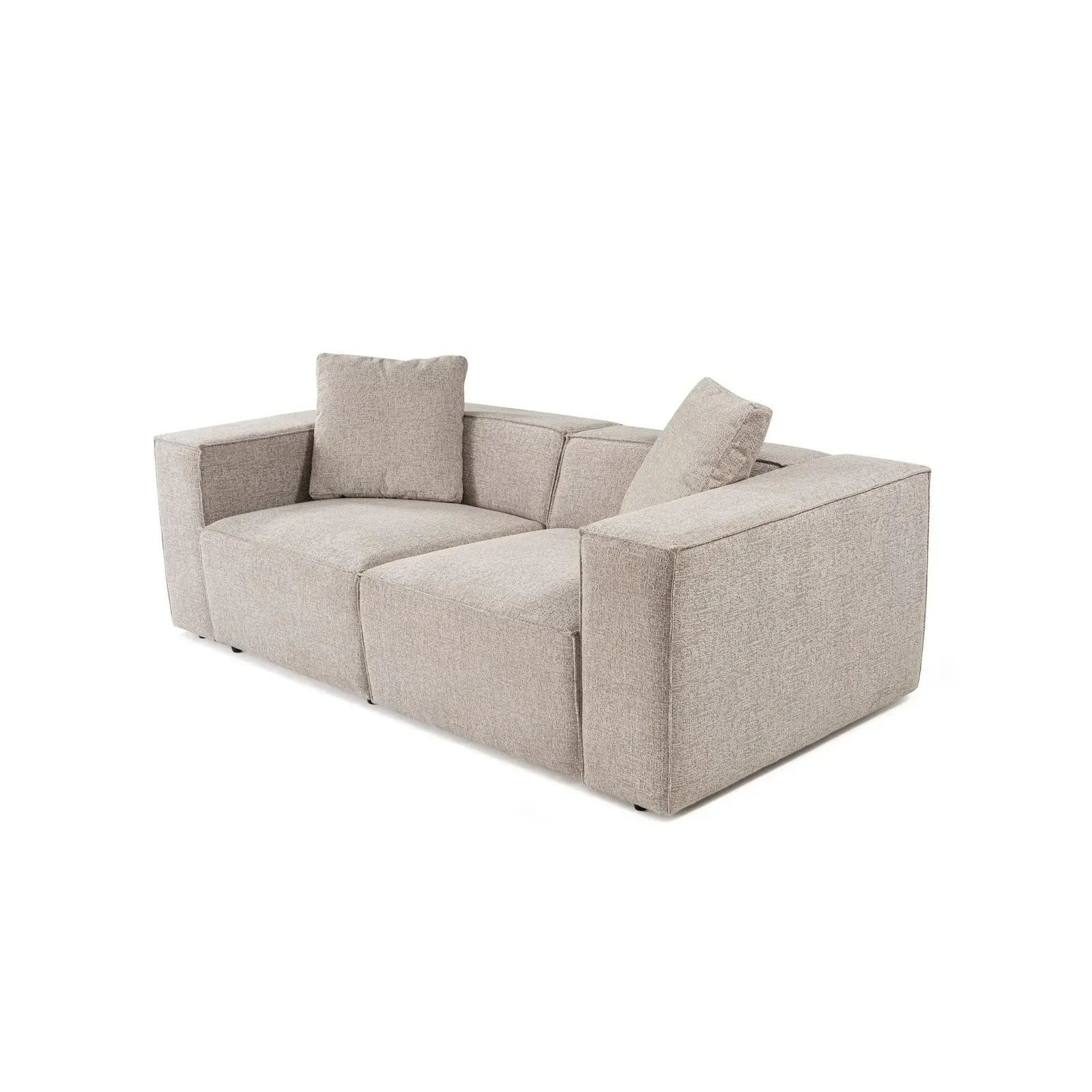 Lora 2-Sitzer Sofa in Mokka, 220x108 cm - Image 3
