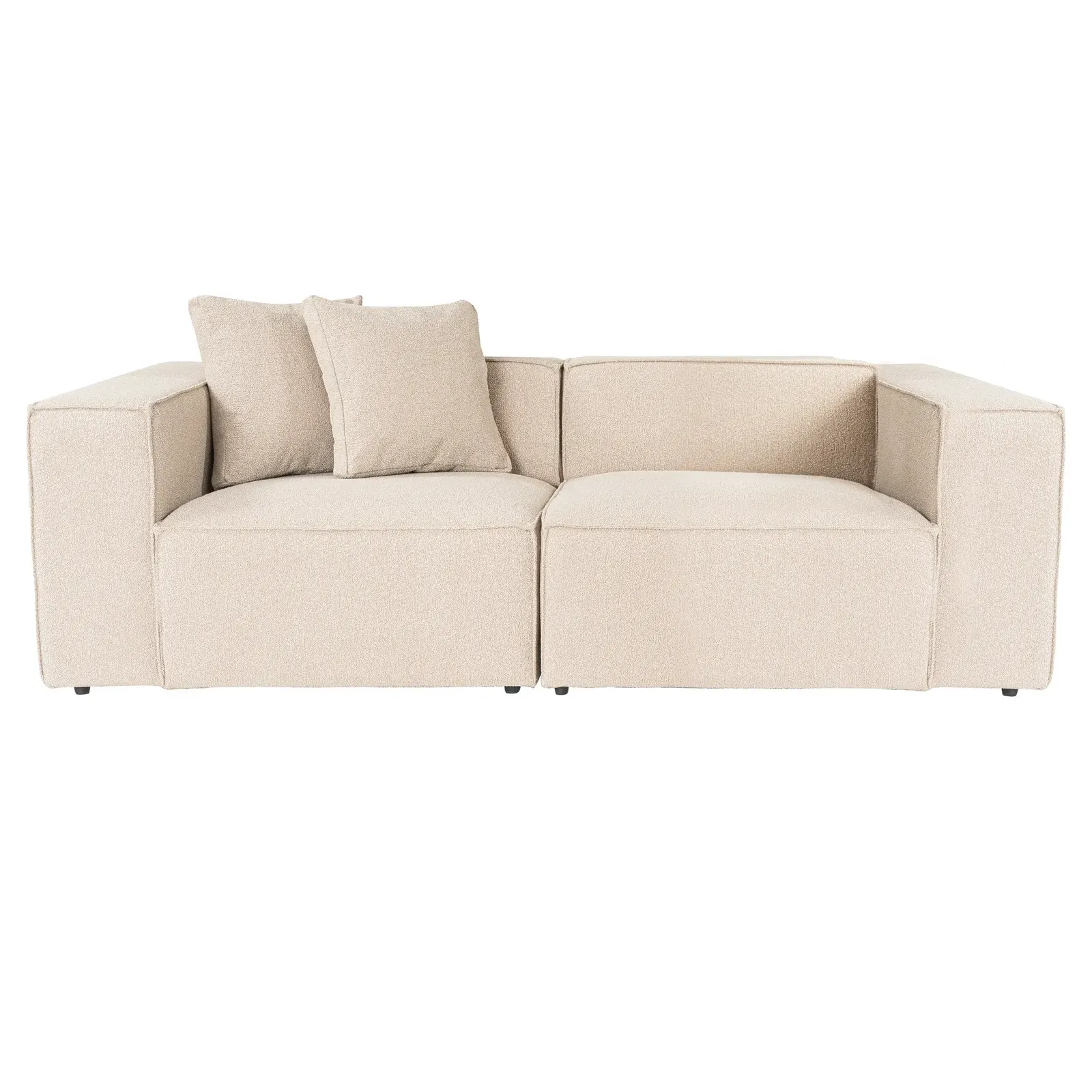 Lora 2-Sitzer Sofa in Mokka, 220x108 cm - Image 9