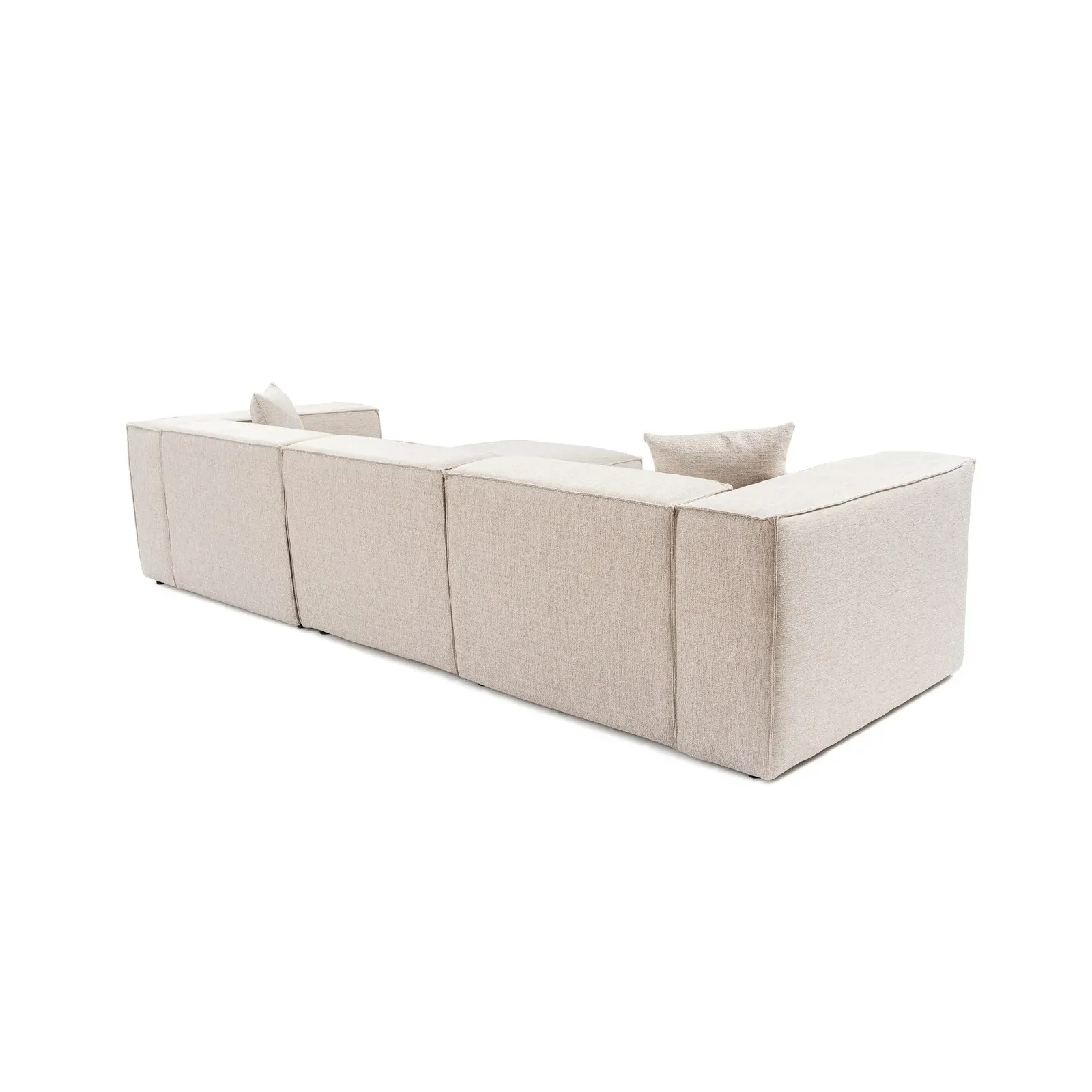 Lora Ecksofa aus Leinen, Rechte Seite, 303x193 cm - Image 32