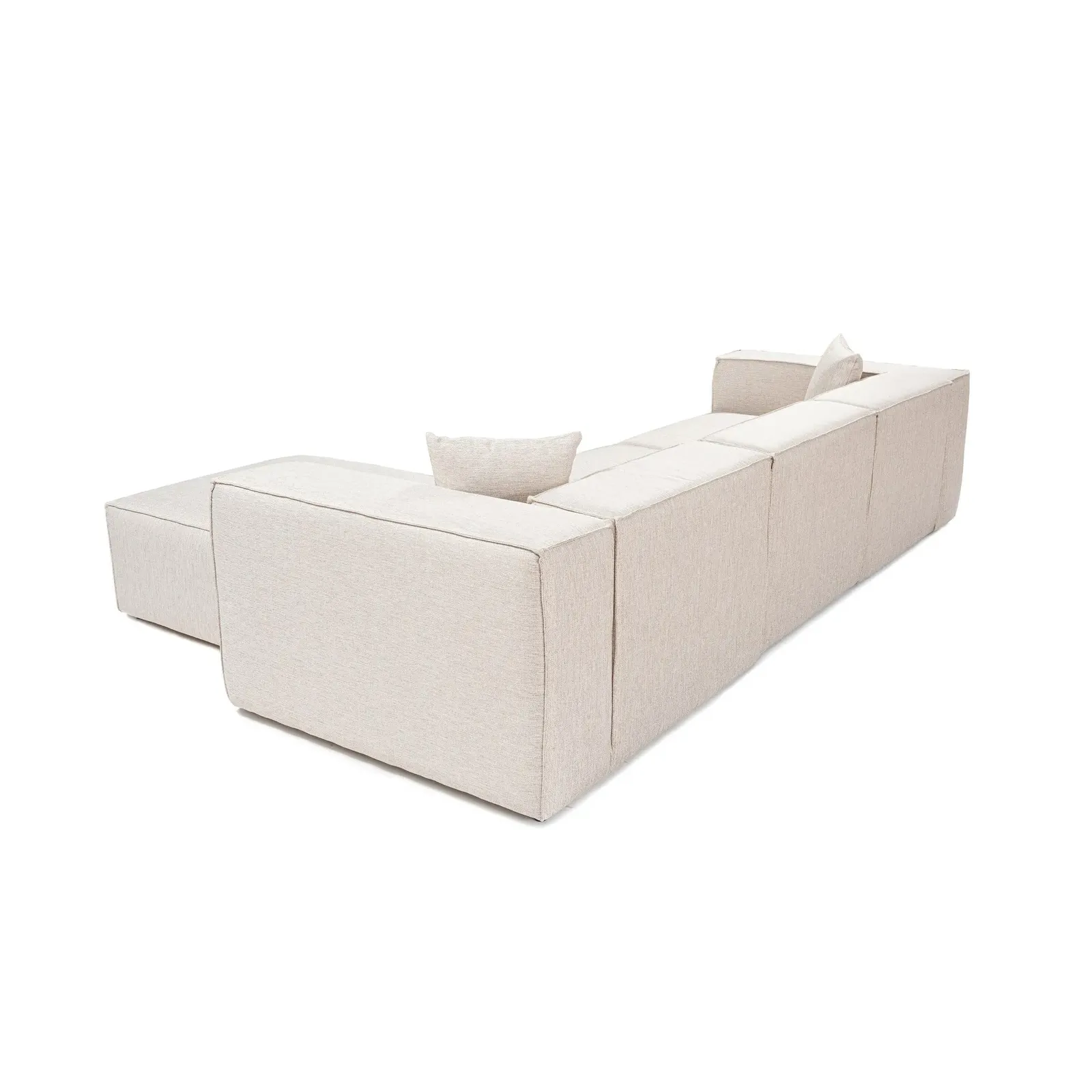Lora Ecksofa aus Leinen, Rechte Seite, 303x193 cm - Image 34