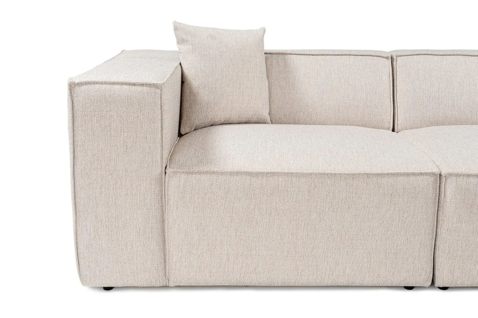 Lora Ecksofa aus Leinen, Rechte Seite, 303x193 cm - Image 35