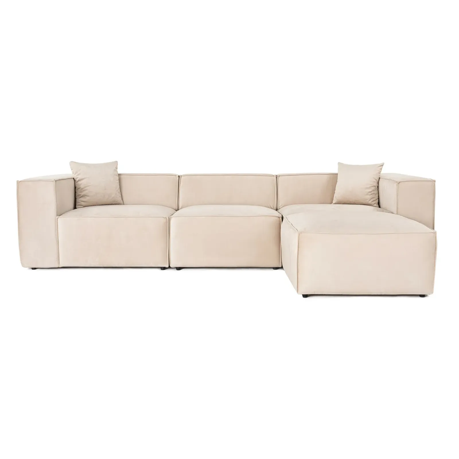 Lora Ecksofa aus Leinen, Rechte Seite, 303x193 cm - Image 43