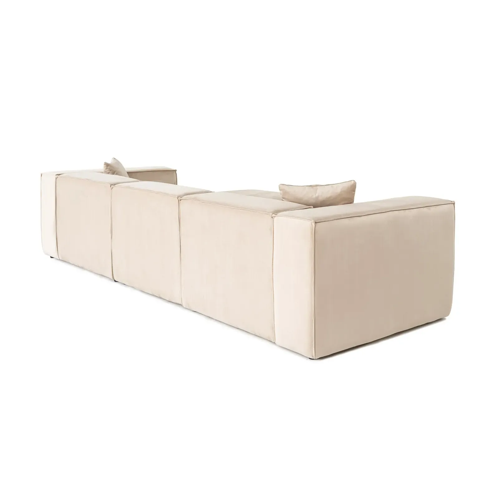 Lora Ecksofa aus Leinen, Rechte Seite, 303x193 cm - Image 49
