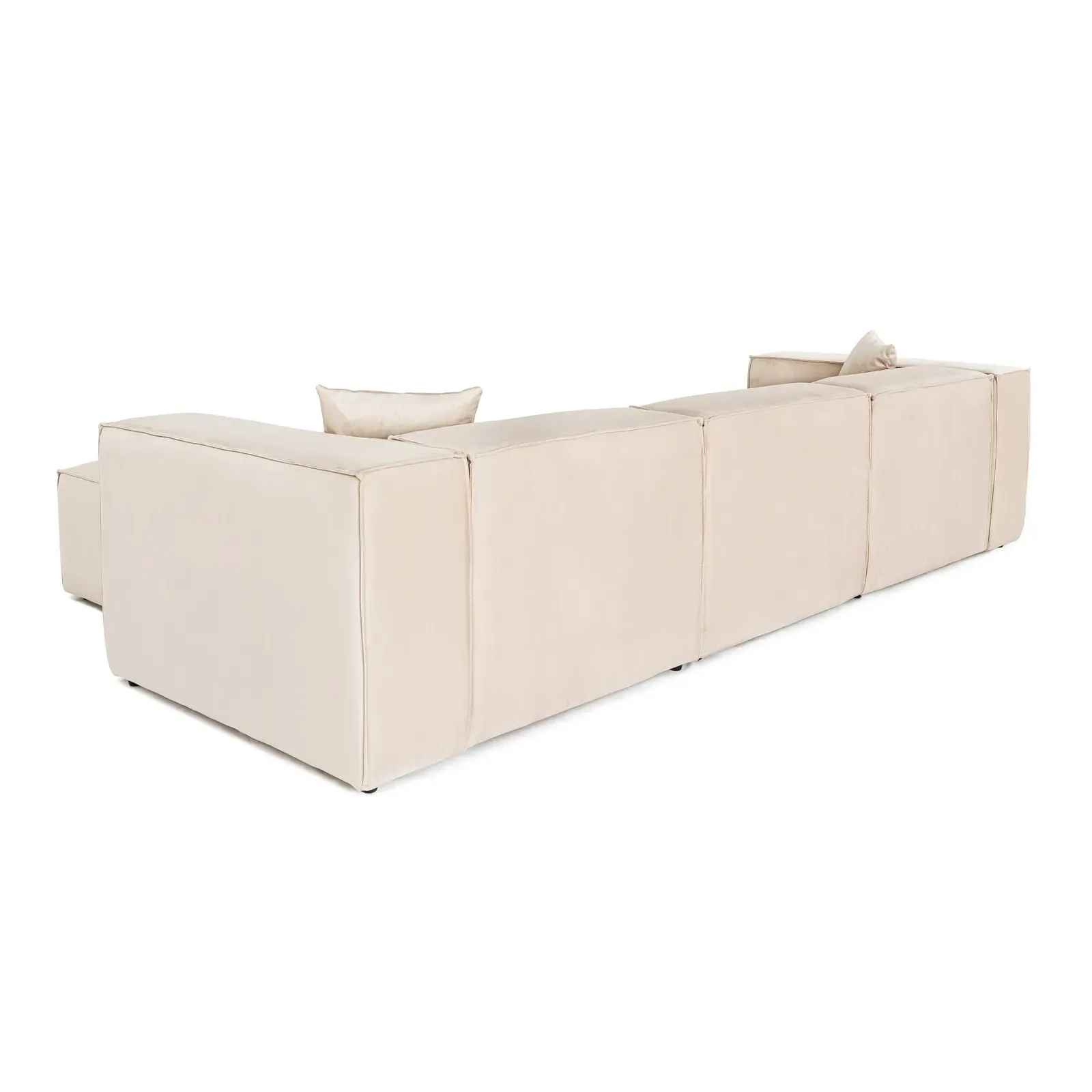 Lora Ecksofa aus Leinen, Rechte Seite, 303x193 cm - Image 51