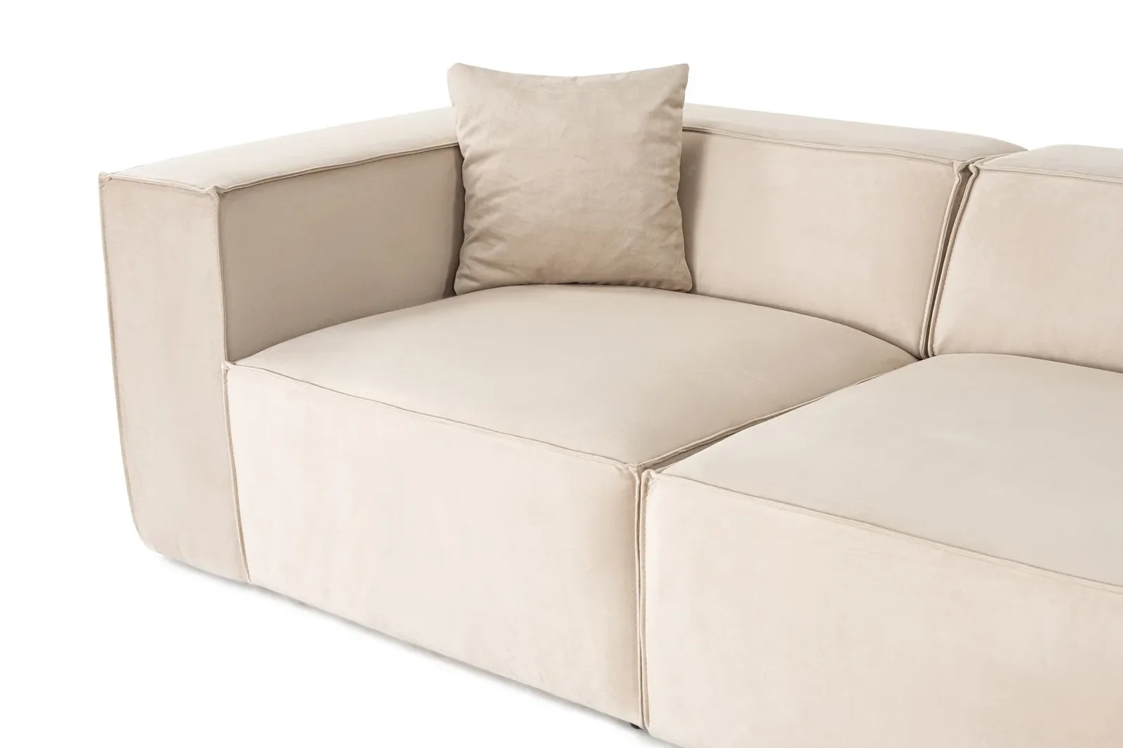 Lora Ecksofa aus Leinen, Rechte Seite, 303x193 cm - Image 53