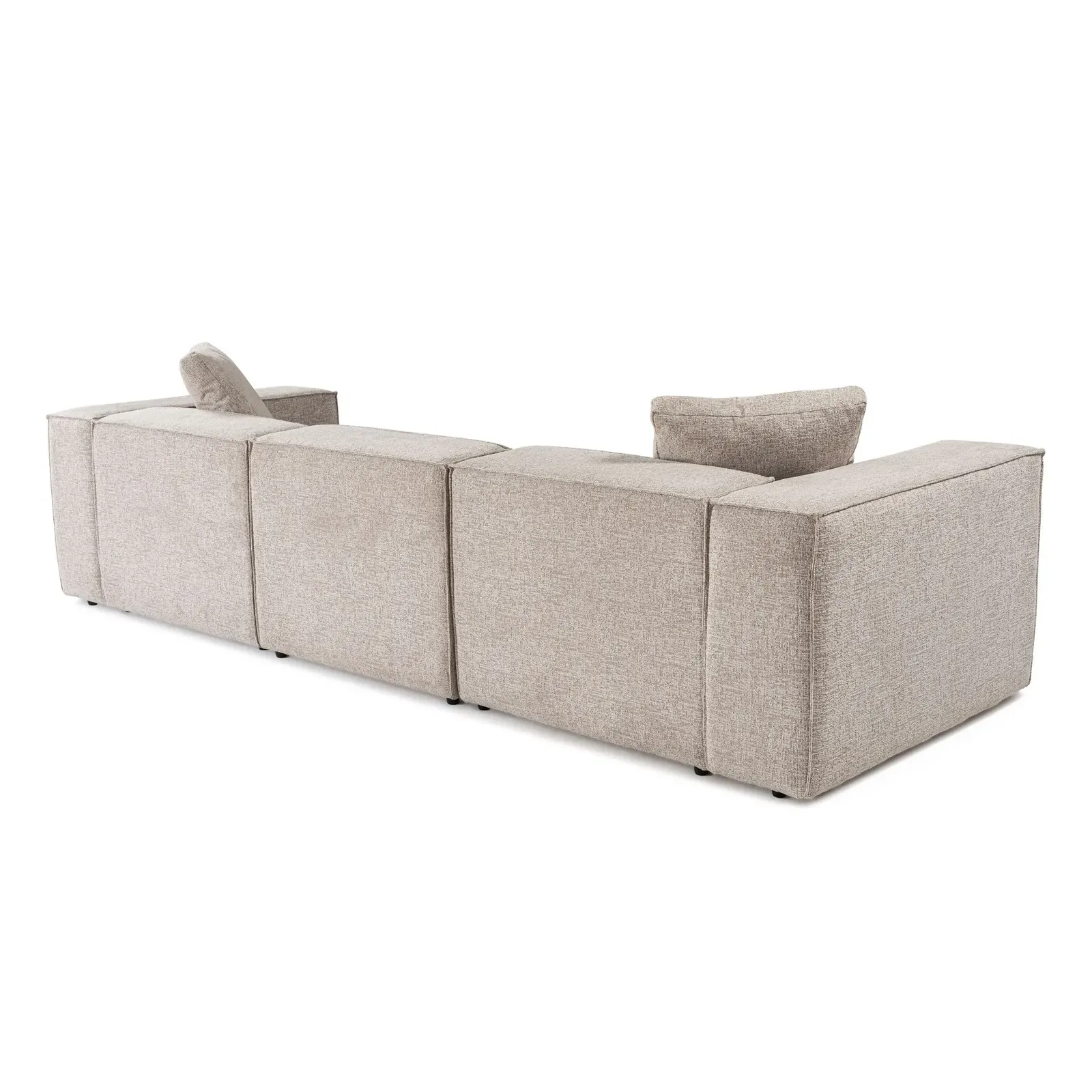 Lora Ecksofa aus Leinen, Rechte Seite, 303x193 cm - Image 8
